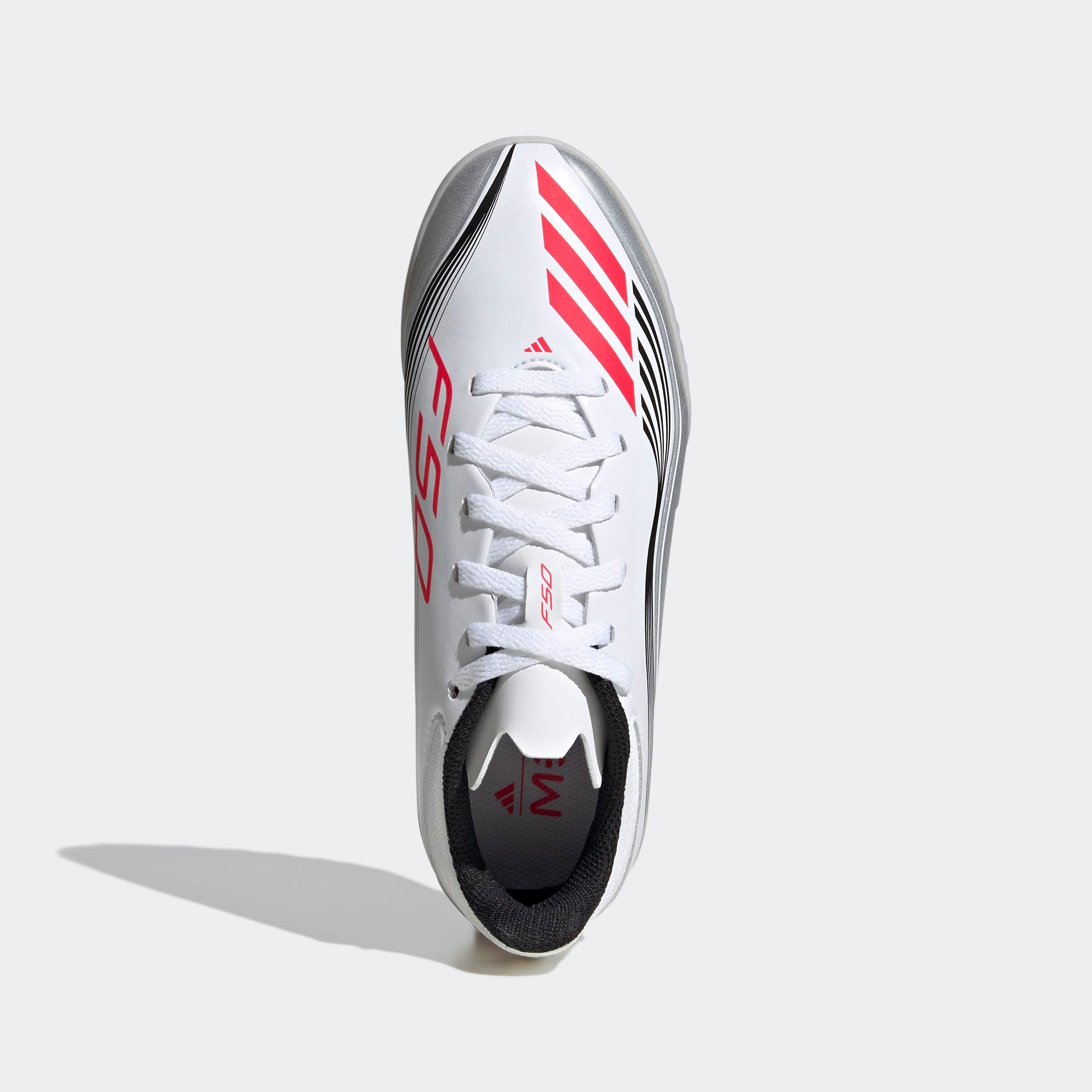 adidas Performance Fussballschuh »F50 MESSI LEAGUE KIDS TF«, geeignet für harte Untergründe Asche und Kunstrasen