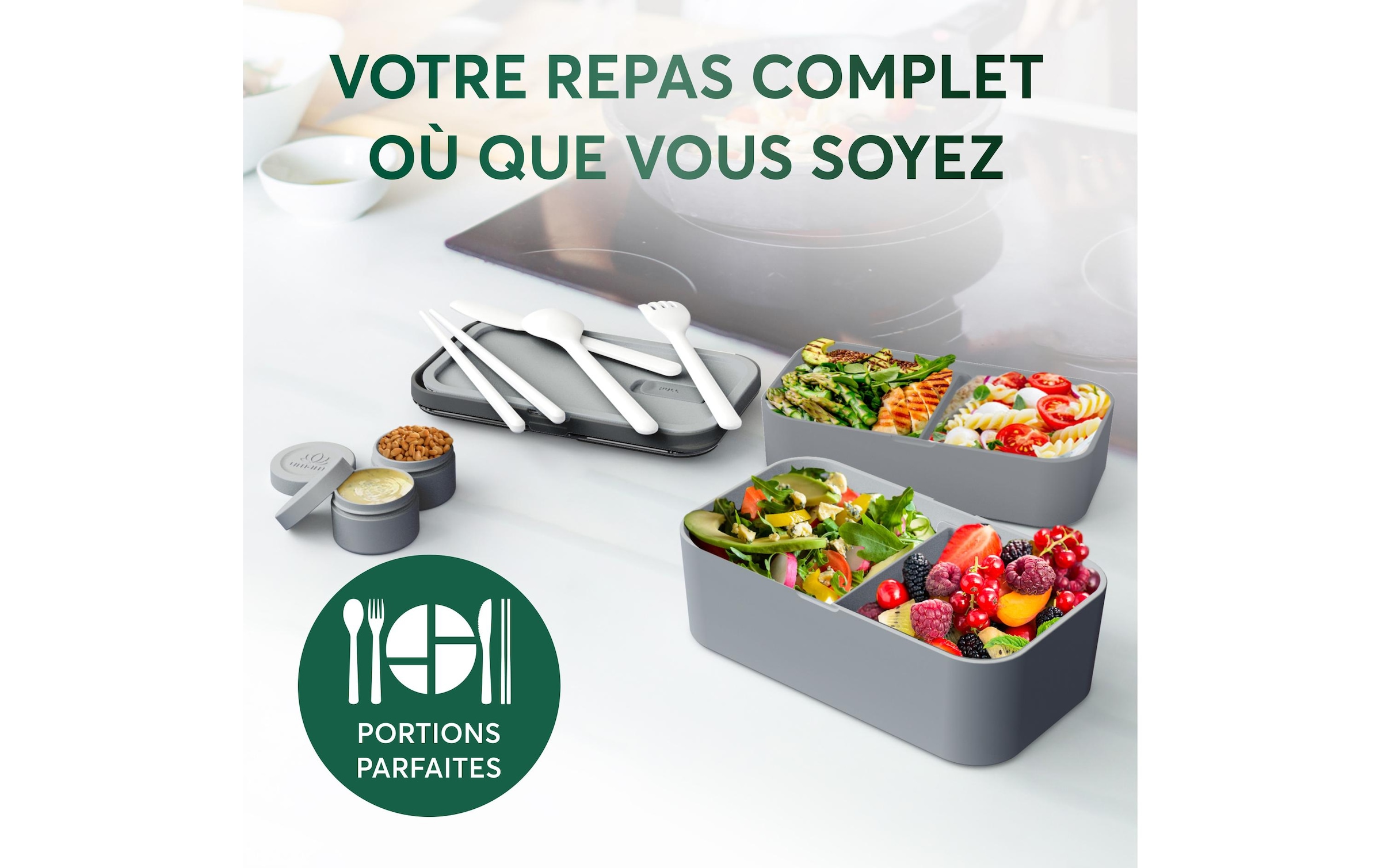   Boîte à lunch »Umami Nestable« 1 cuis tlg.