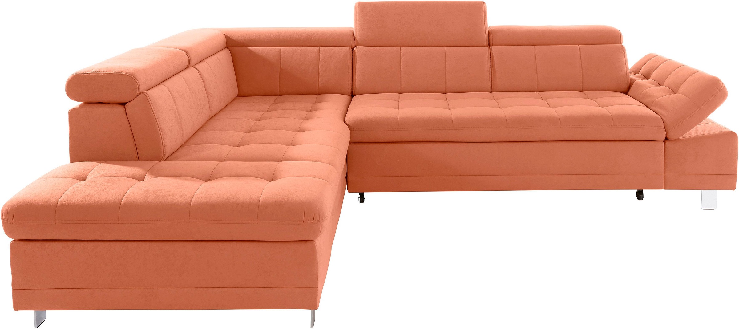 sit&more Ecksofa »Limit L-Form«, wahlweise mit Bettfunktion und Bettkasten