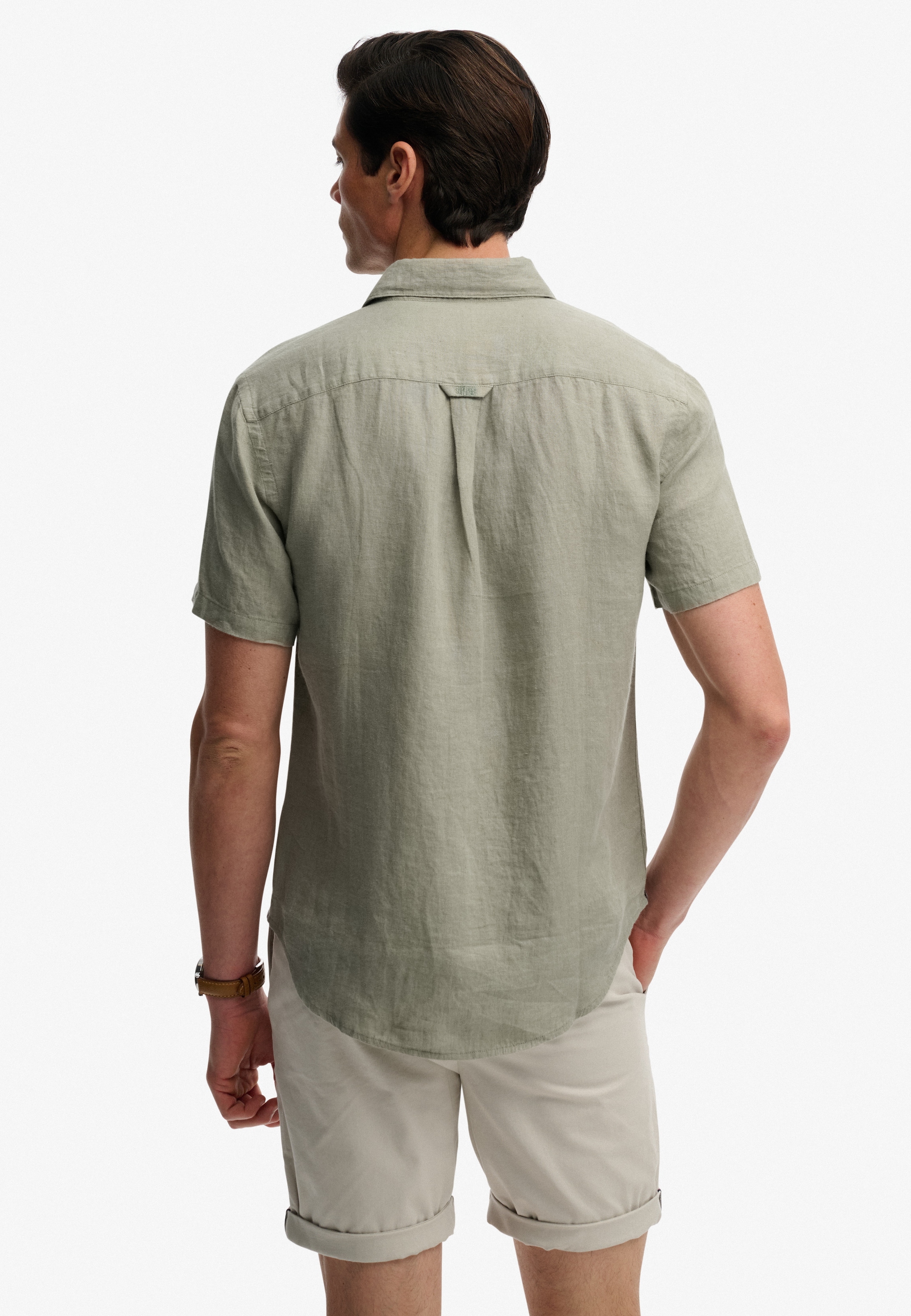 Superdry Chemise en lin »RIVIERA S/S LINEN SHIRT« en 100% lin
