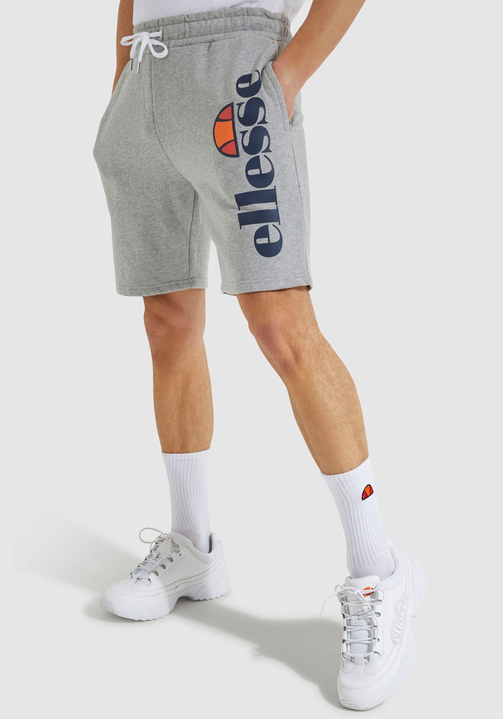 Image of Ellesse Sweatshorts "BOSSINI FLEECE SHORT" mit Eingrifftaschen, aus Baumwolle und Polyester