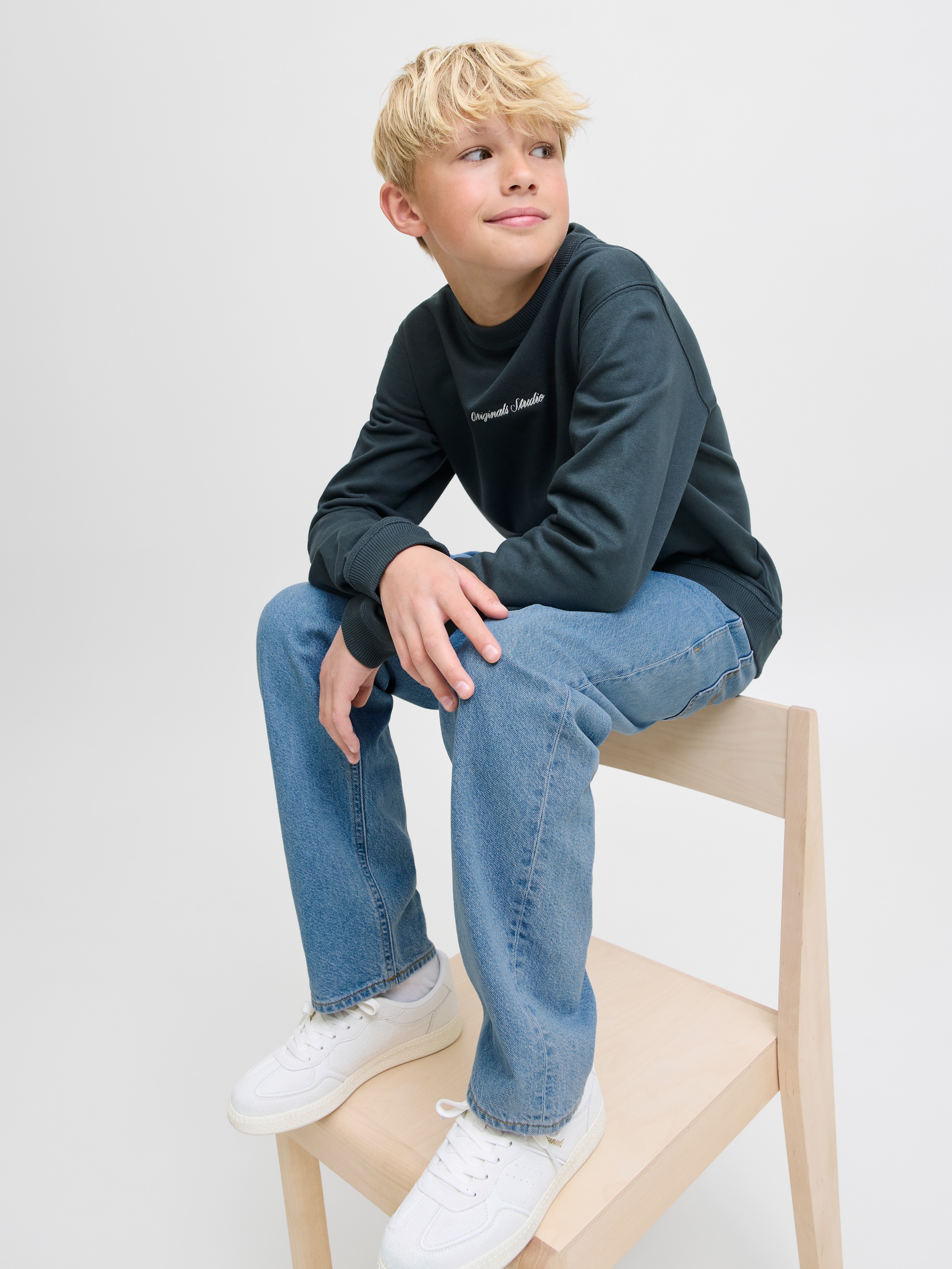 Jack & Jones Junior Relax-fit-Jeans »JJICHRIS JJORIGINAL SQ 267 JNR«