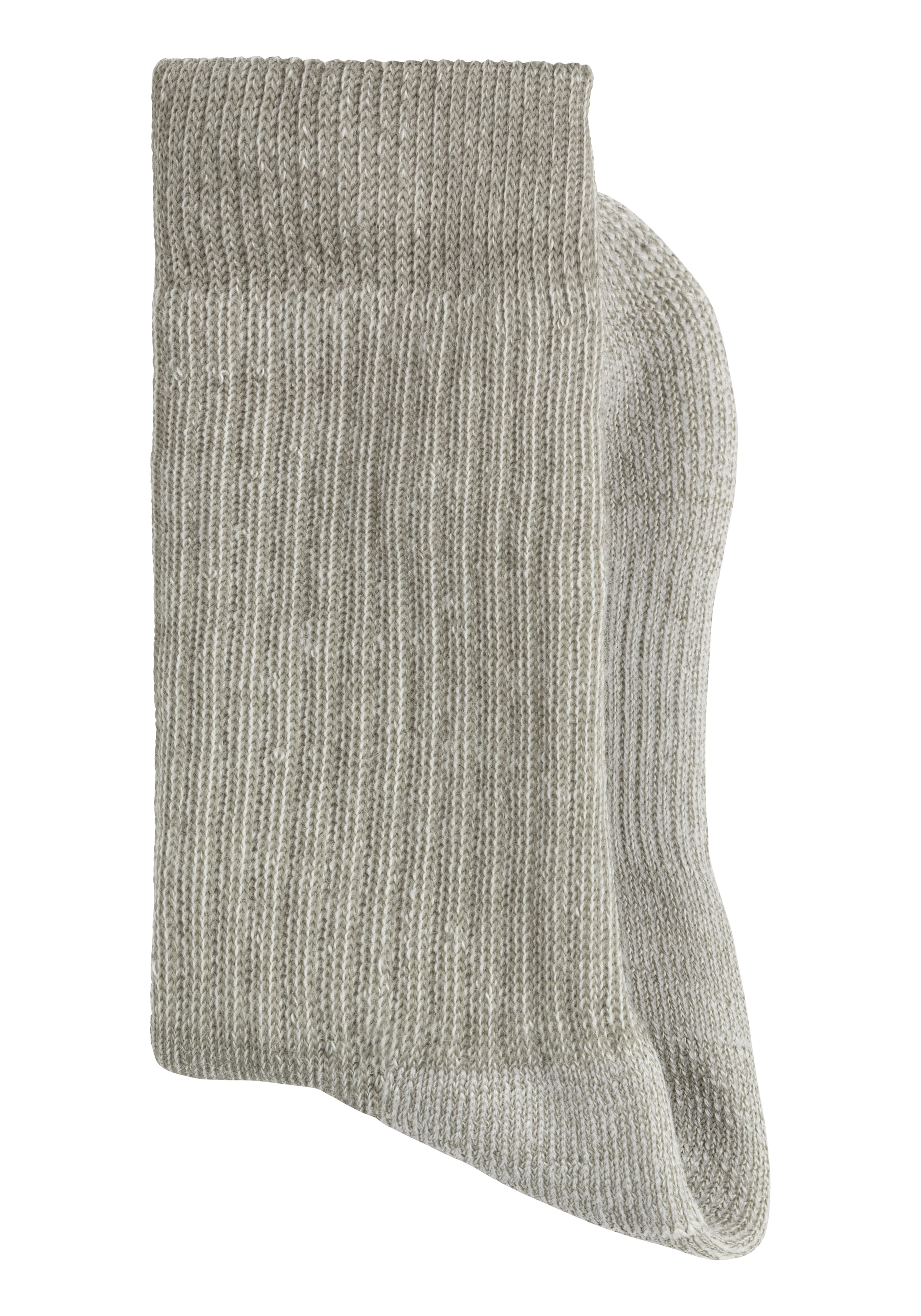 Bench. Wandersocken, (2 Paar), Wollsocken aus flauschigem Material mit 65% Wolle