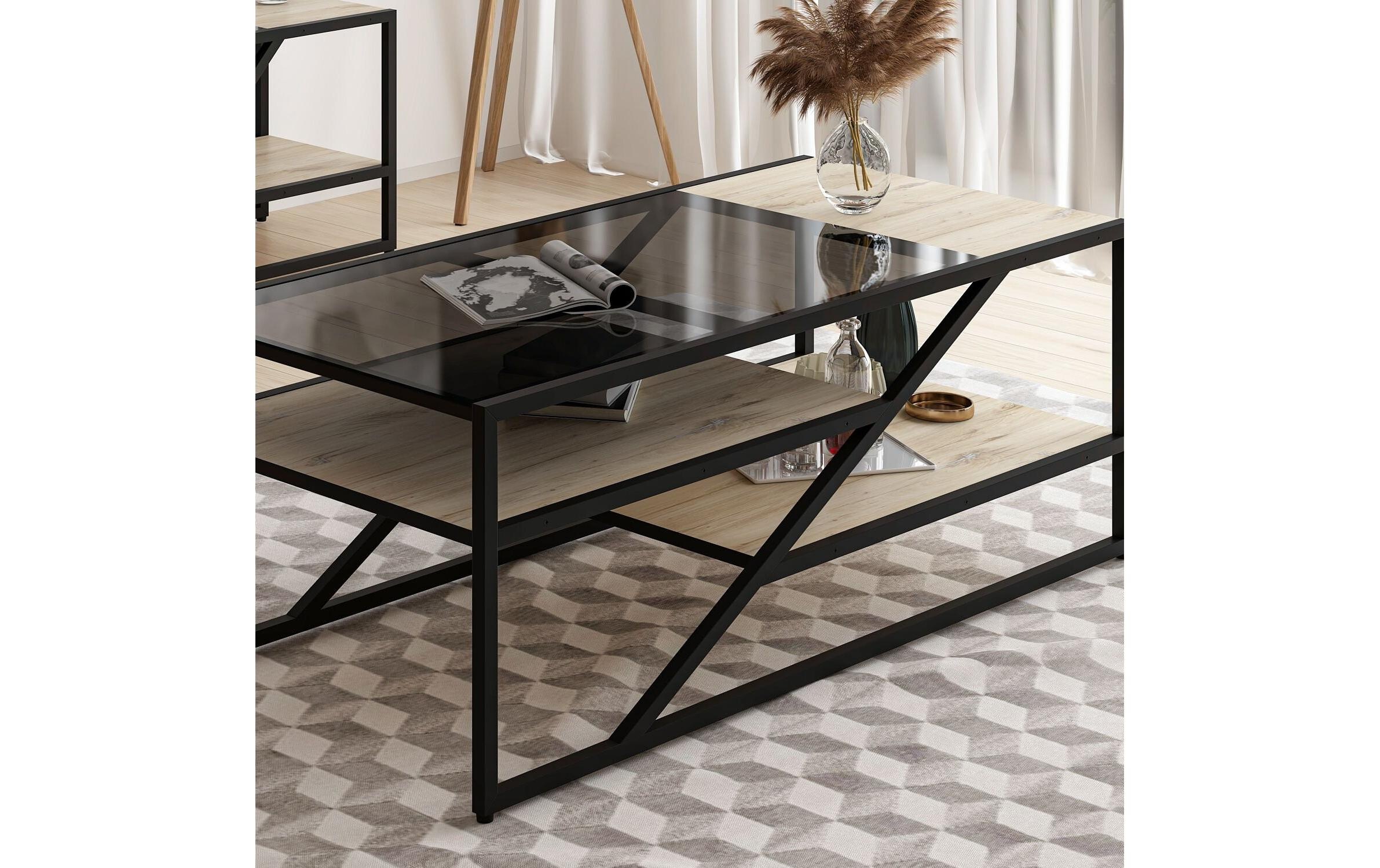 WOODY FASHION Beistelltisch »Lora 120 x 45 cm,«
