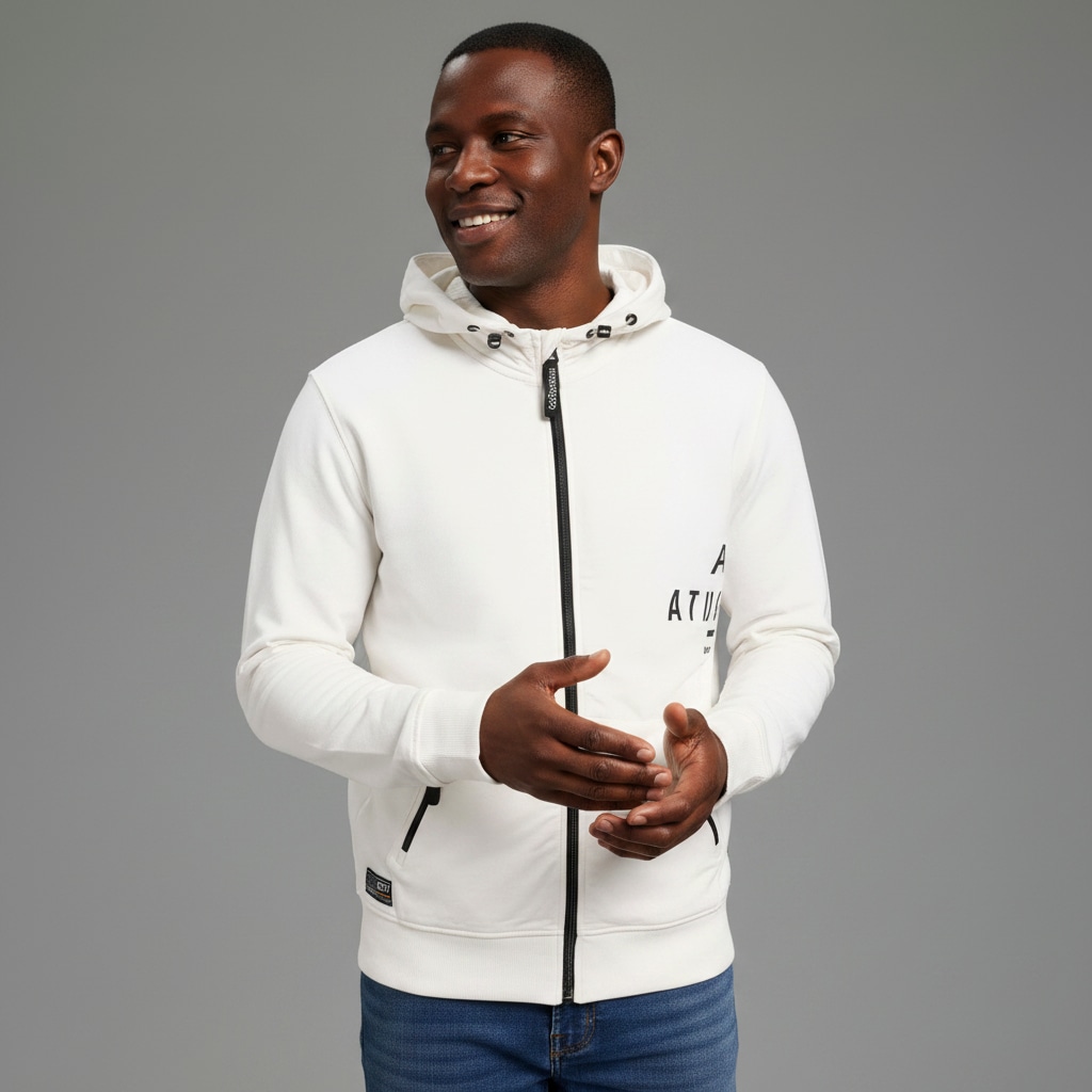 Image of KangaROOS Kapuzensweatjacke mit Kapuze, mit regulierbarem Elastikband an der Kapuze