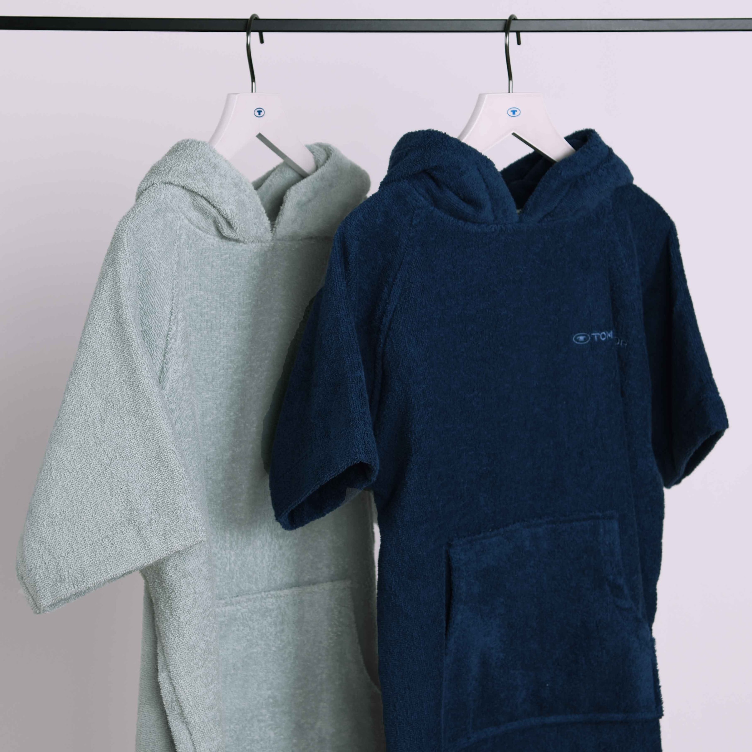 TOM TAILOR HOME Poncho de bain »Surfponcho COLOR BATH« 1 cuis avec cordon, sac banane, très absorbant, coton, aussi en tailles enfants