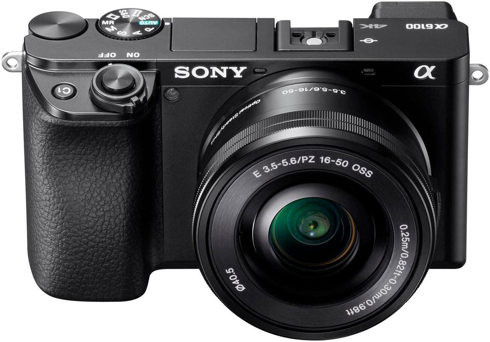 Sony Kompaktkamera »Alpha 6100 + 16-50mm Objektiv« , 24,2 , Bluetooth