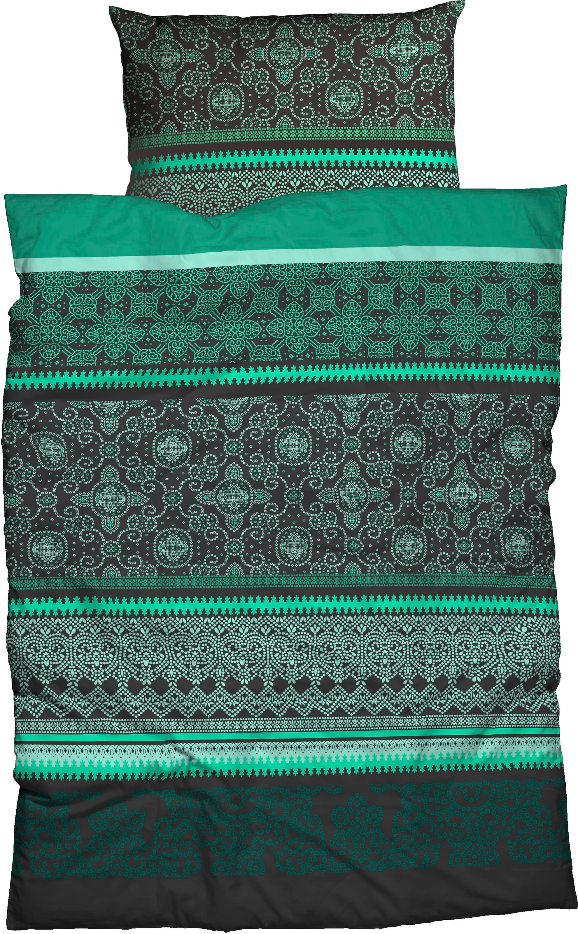Image of CASATEX Bettwäsche "Giuliana" 3 Stk. aussergewöhnliches Design, intensive Farben