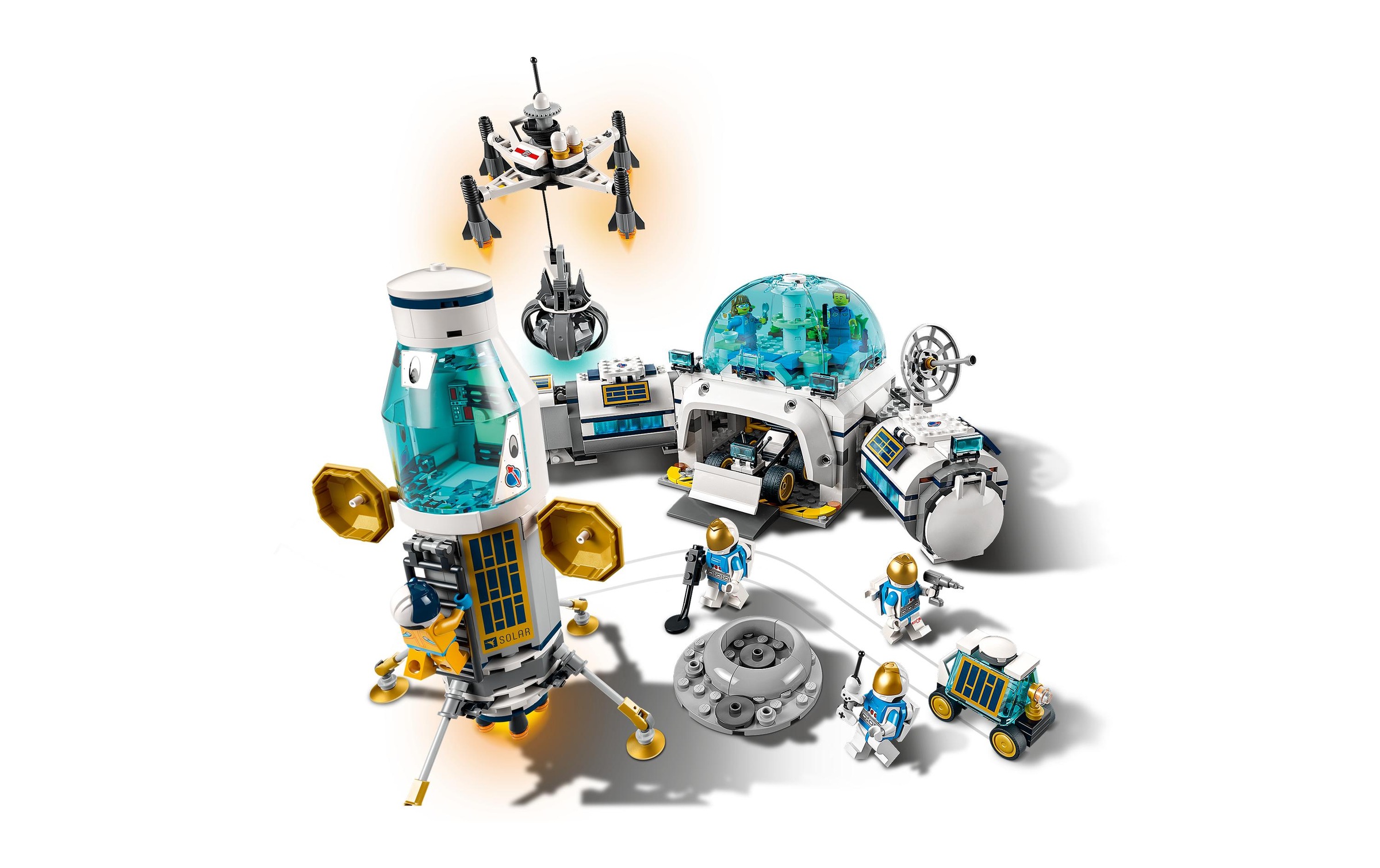LEGO® Spielbausteine »Mond-Forschungsbasis 603«, (786 St.)