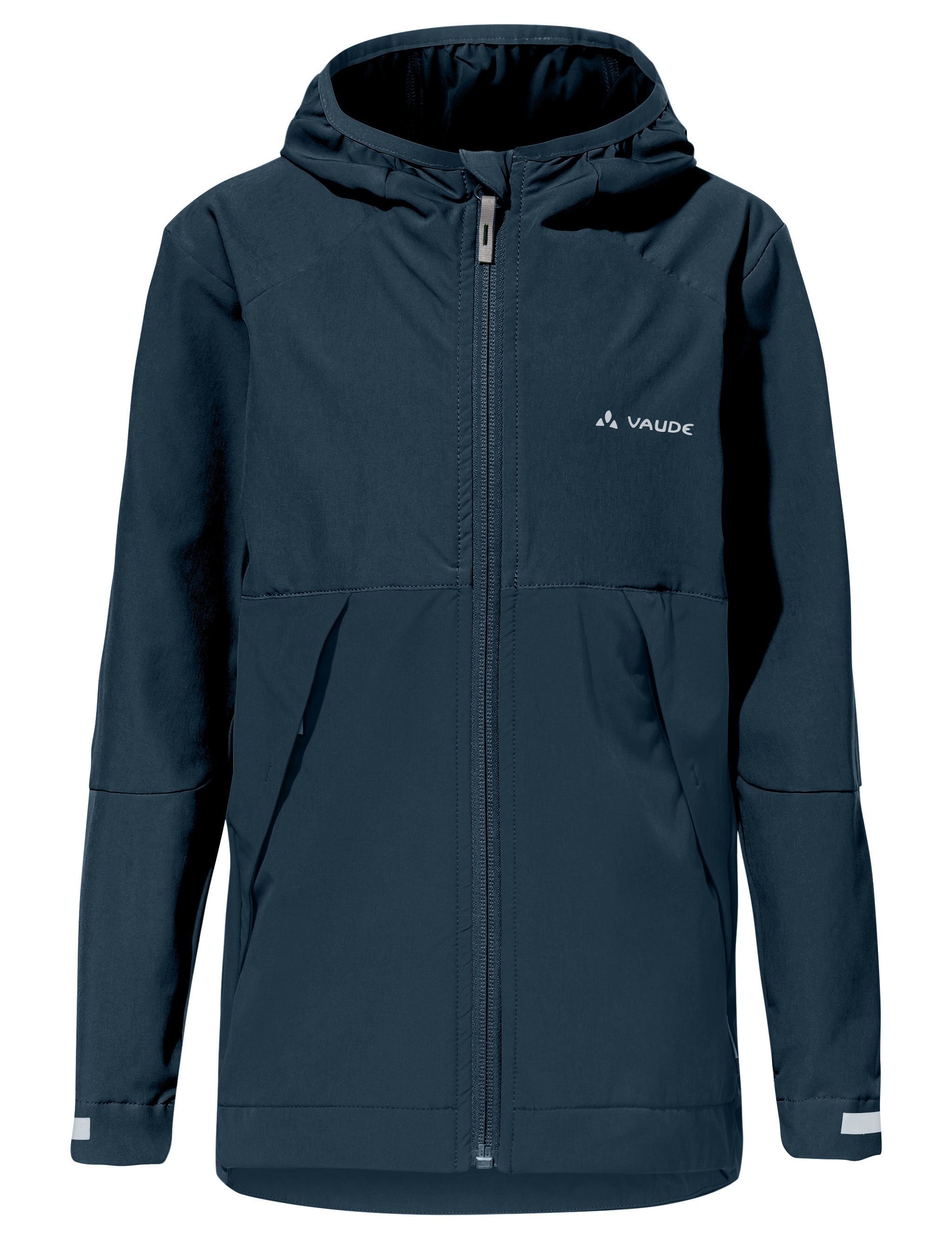 Image of VAUDE Softshelljacke "KIDS MOAB STRETCH JACKET" mit Kapuze für Kinder und Jugendliche, mit Kapuze, mit Reissverschlusstaschen
