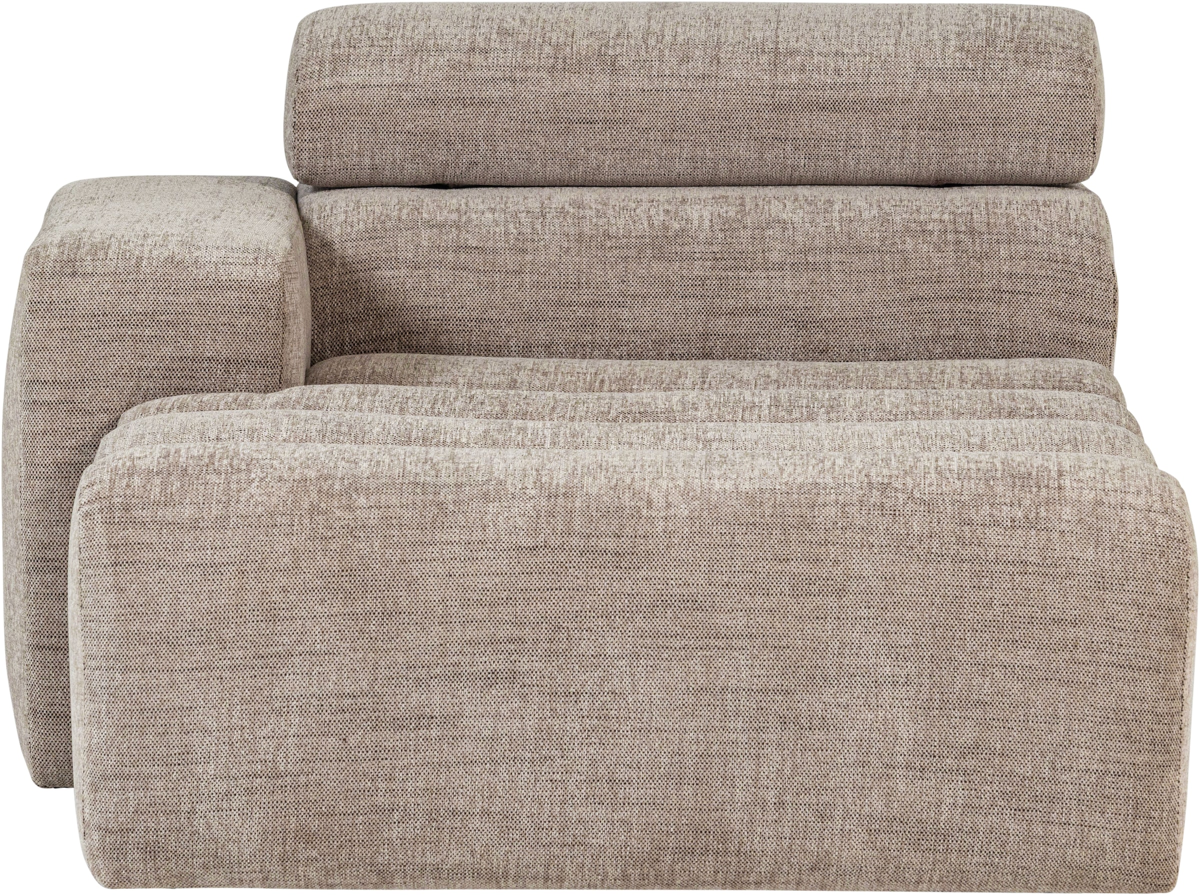 Image of WOOOD Sofaelement "Novi Bezug mit verstellbarer Nackenstütze B 109 x T 173 x H 86 cm" Tragkraft 120 kg, Maximale Verschleissfestigkeit