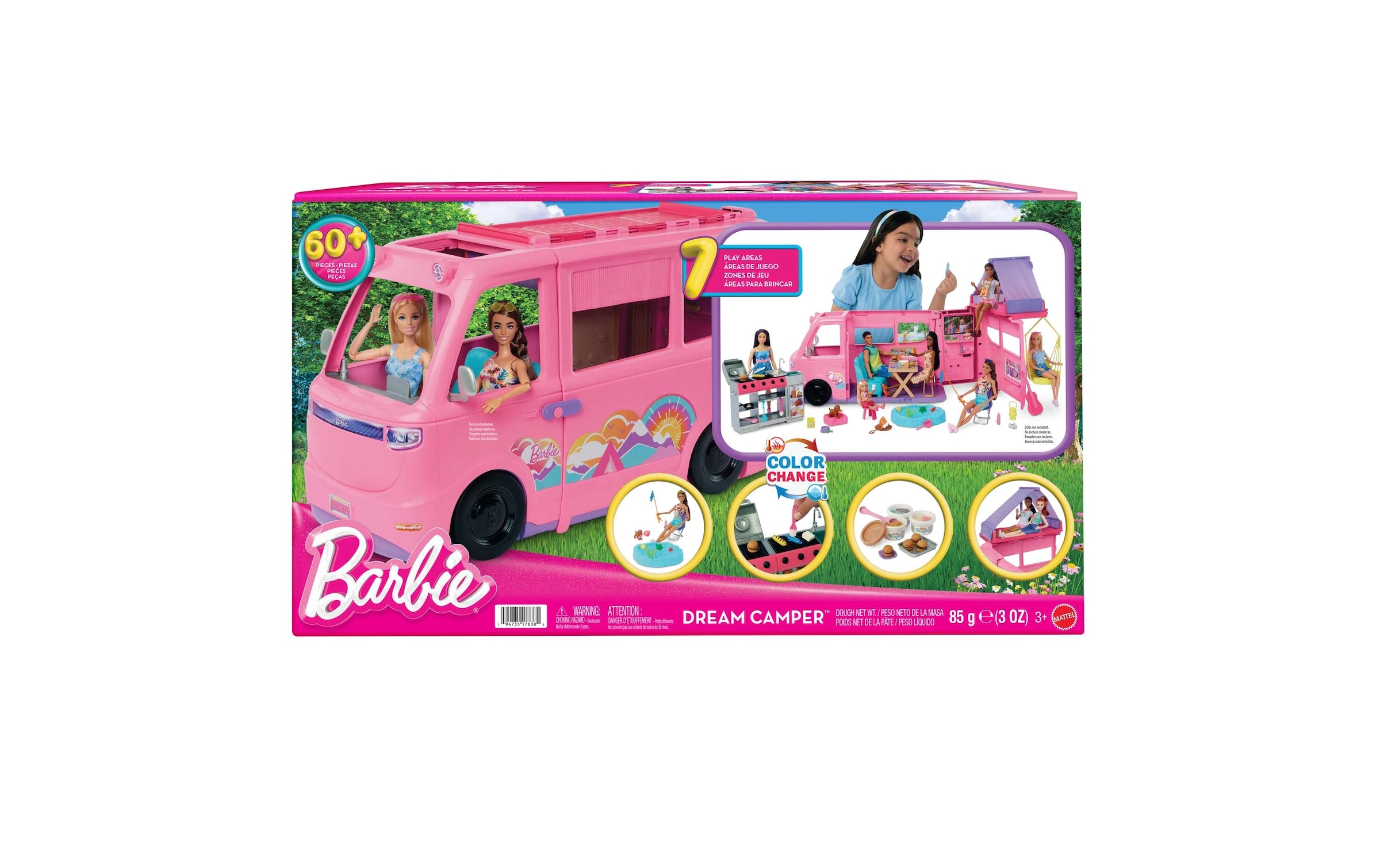 Barbie Spielwelt »Super Abenteuer-Camper Spielset mit Dachzelt«