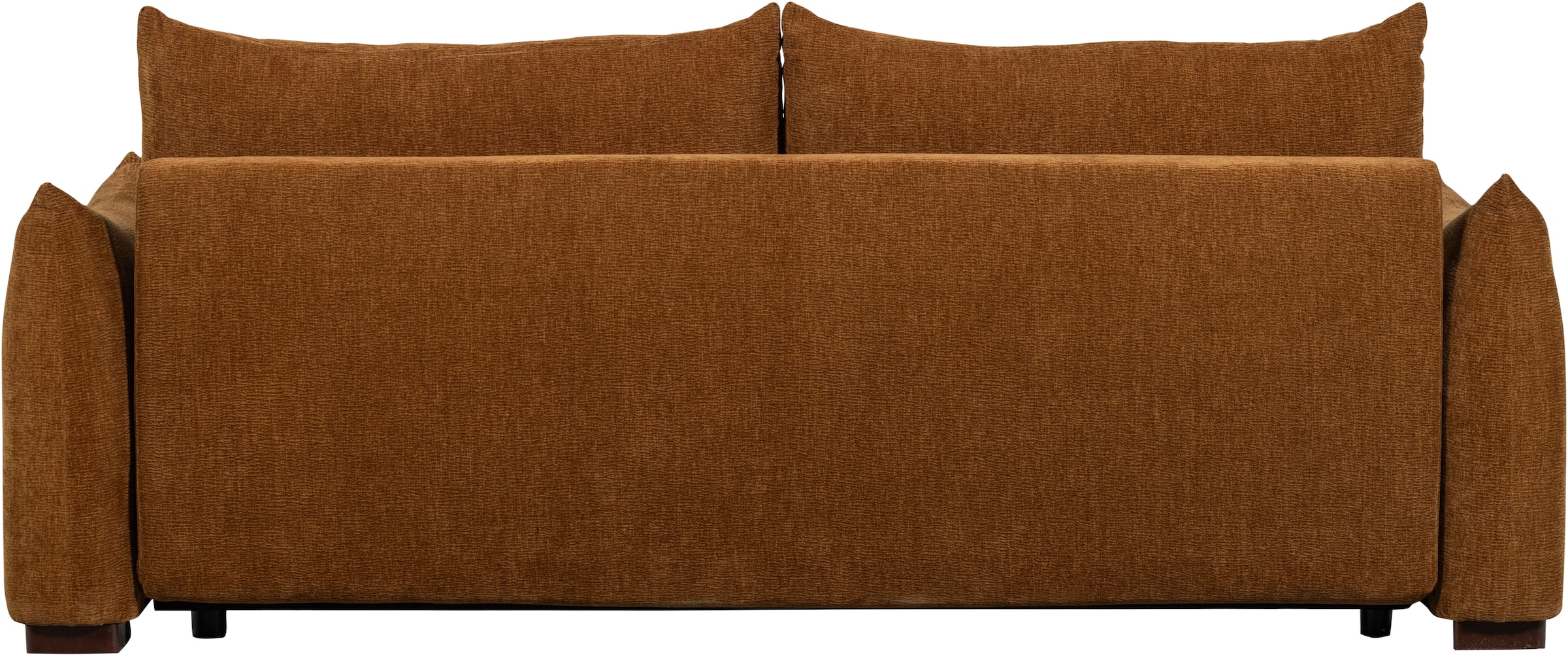 WOOOD Schlafsofa »Jonne Strukturbezug mit Schlaffunktion, H 92 x B 233 x T 105 cm« Tragkraft 220 kg, Sitzbreite 192 cm, Geringe Verschleissfestigkeit
