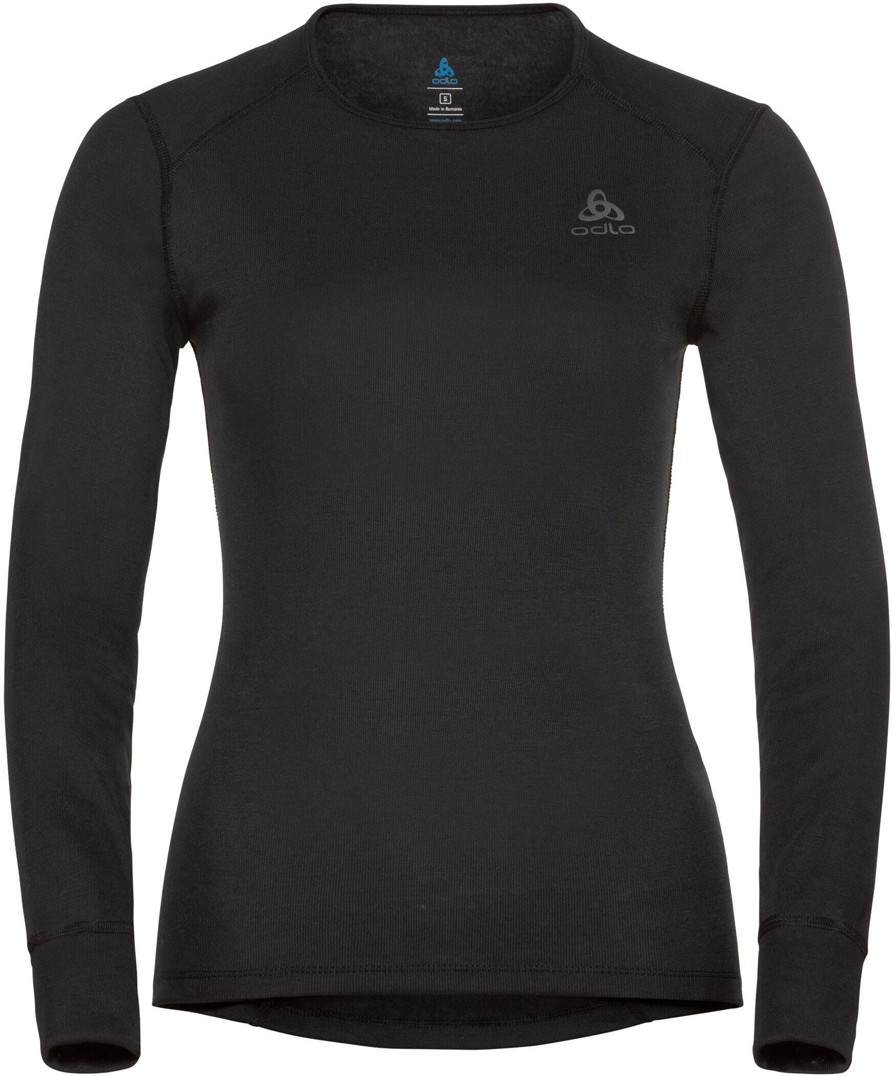 Odlo T-shirt fonctionnel »BL TOP crew neck l/s-ACTIVE WARM« mit Rundhalsausschnitt, langärmlig, schnell trocknend, atmungsaktiv