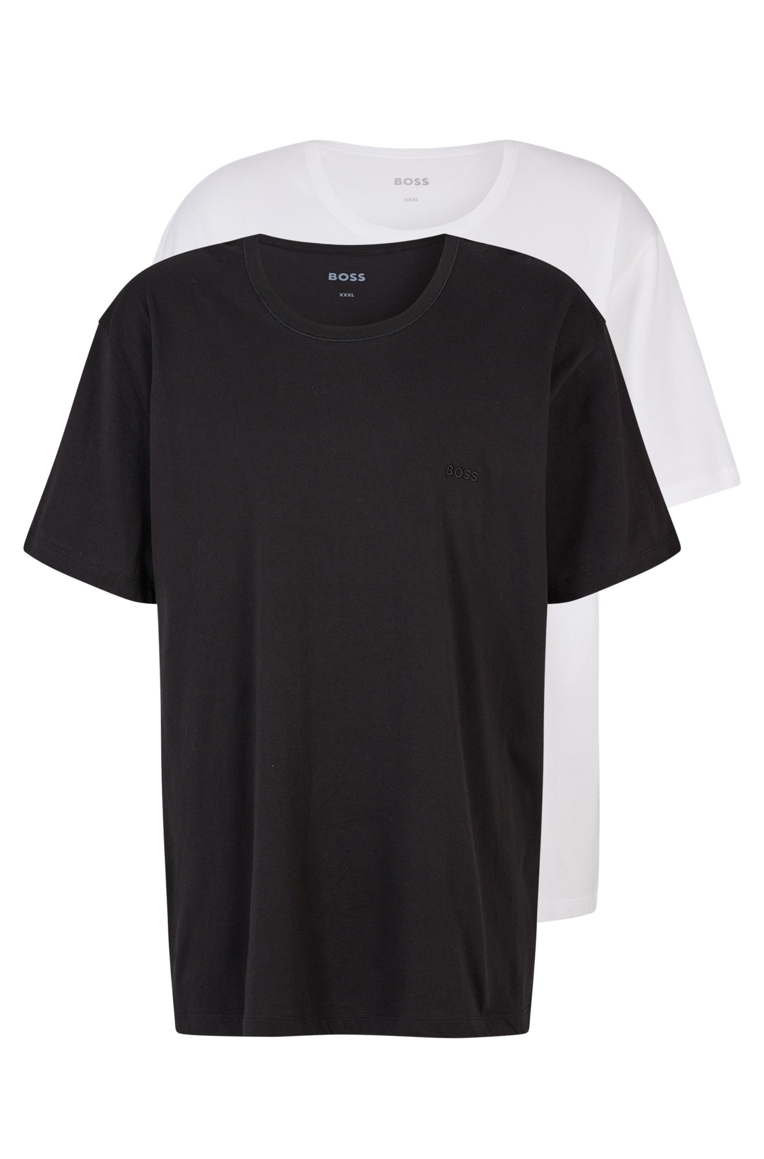 BOSS Rundhalsshirt »B-TShirtRN 2P Comfor«, (Packung, 2 tlg., 2er-Pack), mit tonalen Logo