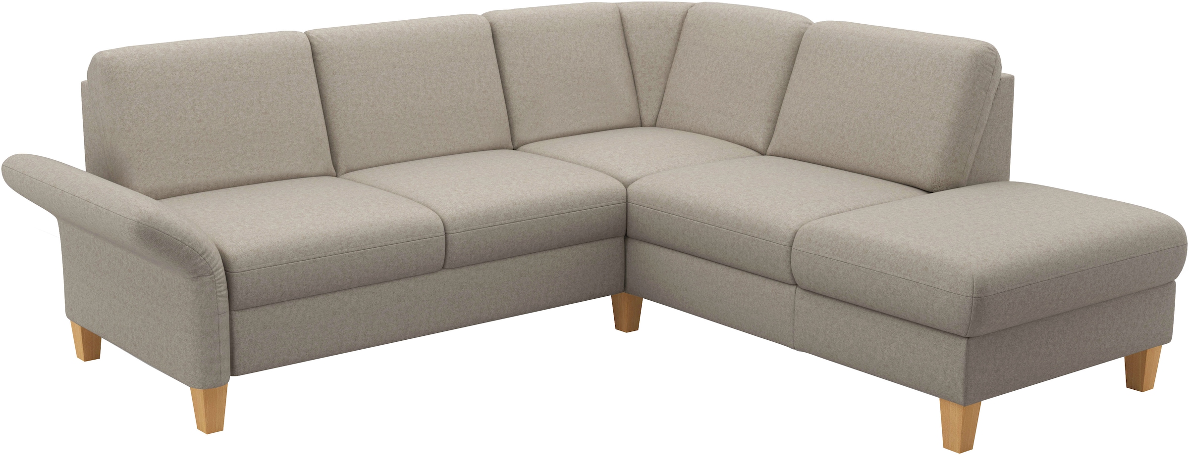 Home affaire Ecksofa »Rochelle, L-Form« wahlweise mit Armteilverstellung, Bettfunktion und Bettkasten