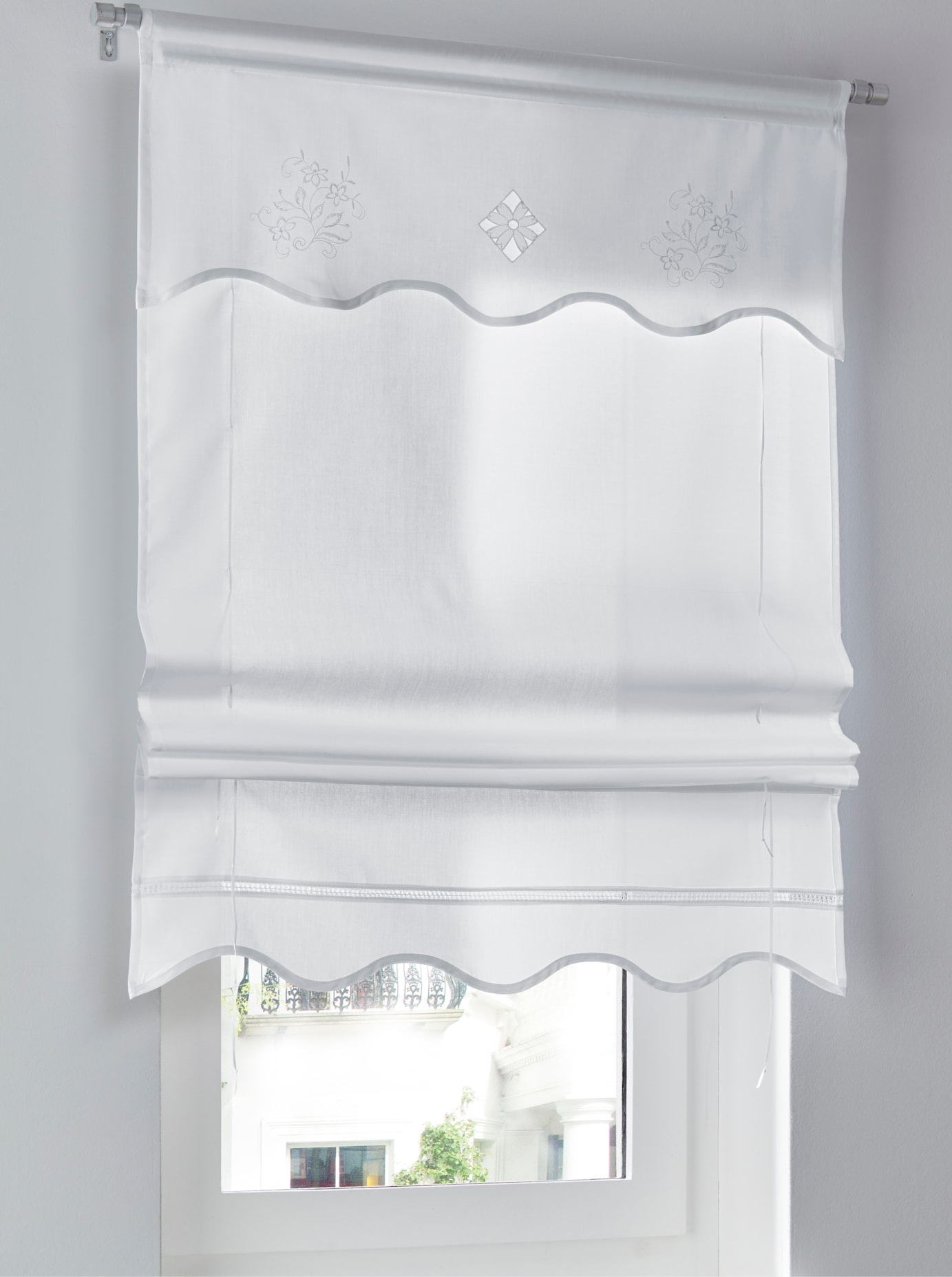 Image of heine home Raffrollo mit Stangendurchzug