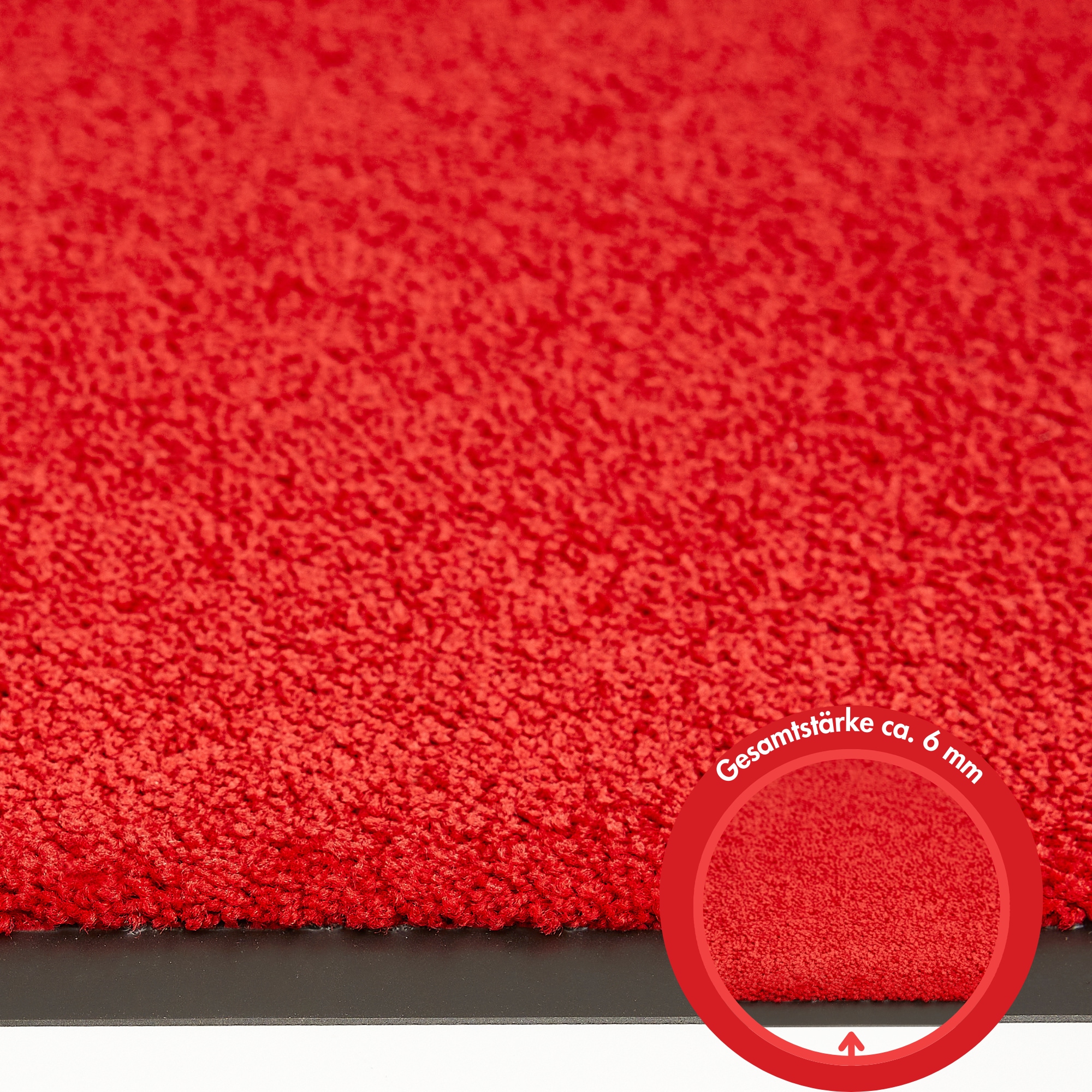 Andiamo Fussmatte »Verdi, Made in Netherlands«, rechteckig, 6 mm Höhe, Schmutzfangmatte, auch für überdachten Aussenbereich geeignet, waschbar