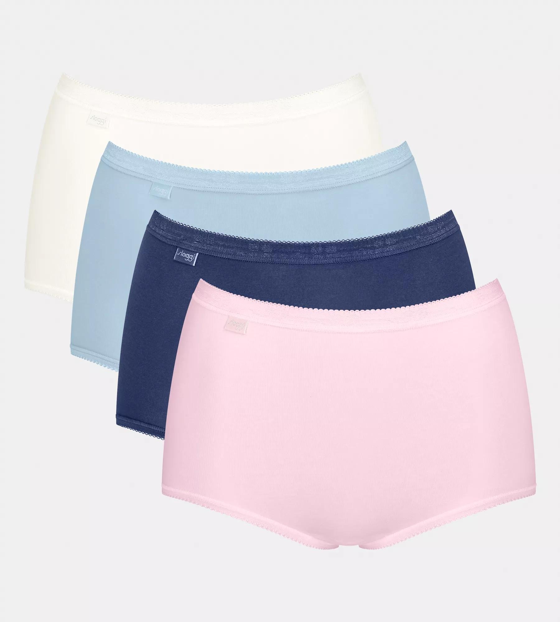 Image of sloggi Maxislip "Basic+ Maxi" 4er Pack, perfekter Sitz, besonders weiche Nähte, Cotton-Mix, Multipack