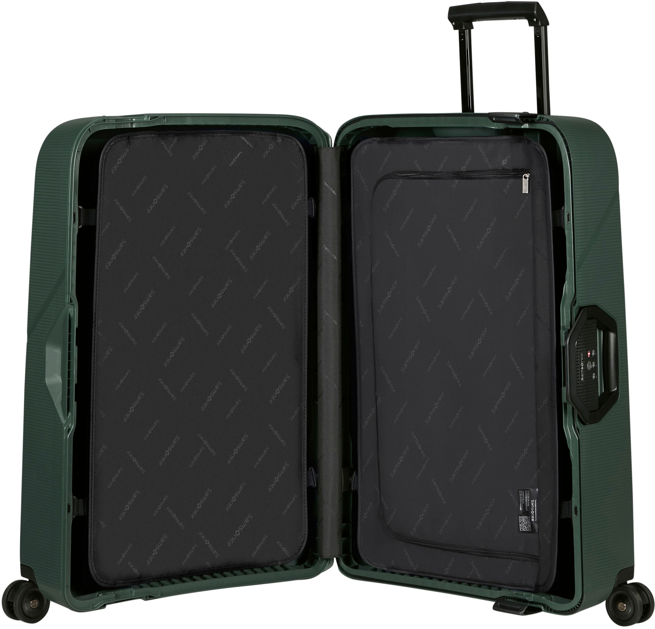 Samsonite Hartschalen-Trolley »MAGNUM ECO, verschiedene Grössen und Farben«, 4 Rollen, Reisekoffer Trolley Aufgabegepäck TSA-Zahlenschloss Made in Europe