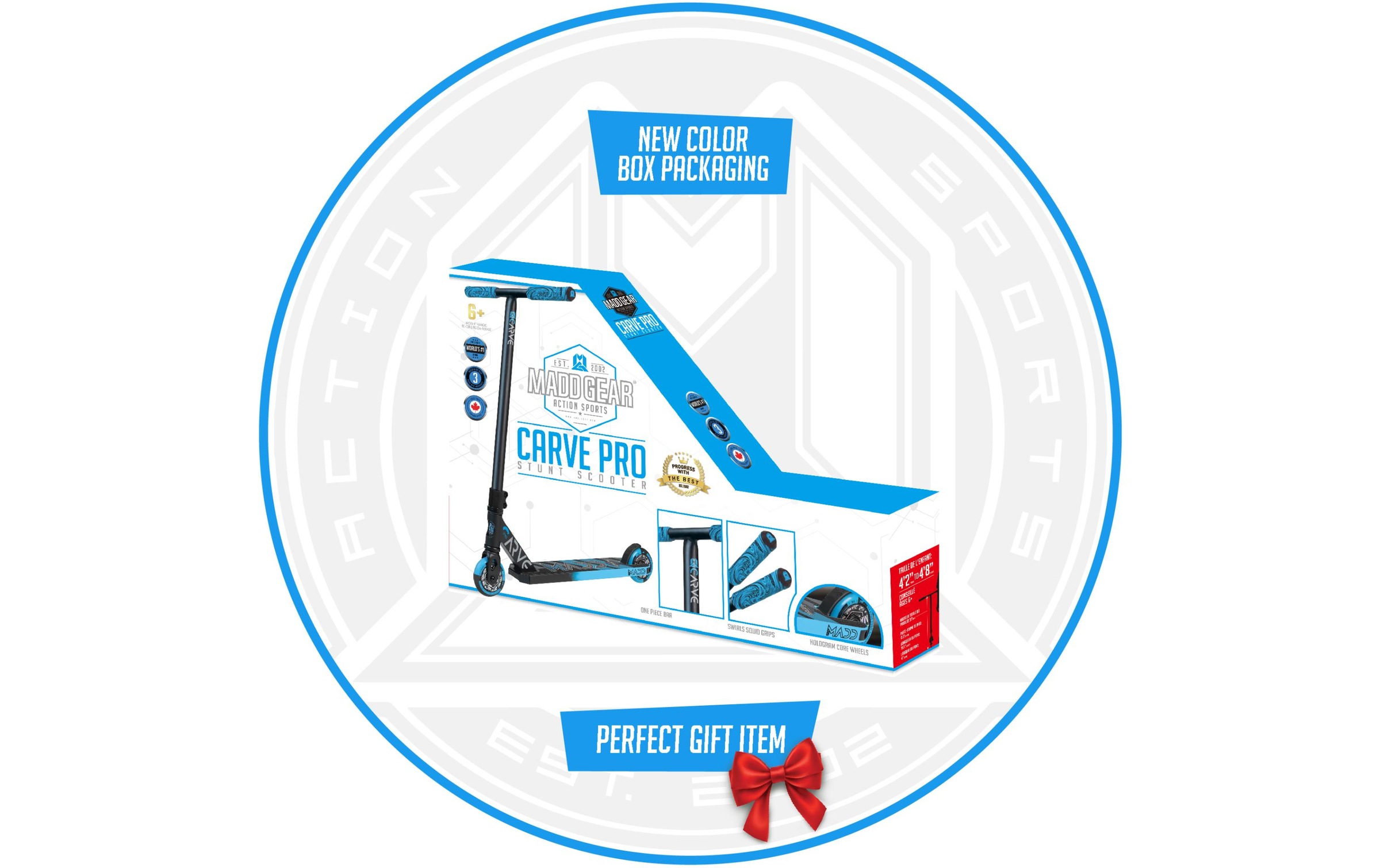 Madd Gear ® Scooter »Scooter Carve Pro X Blau«