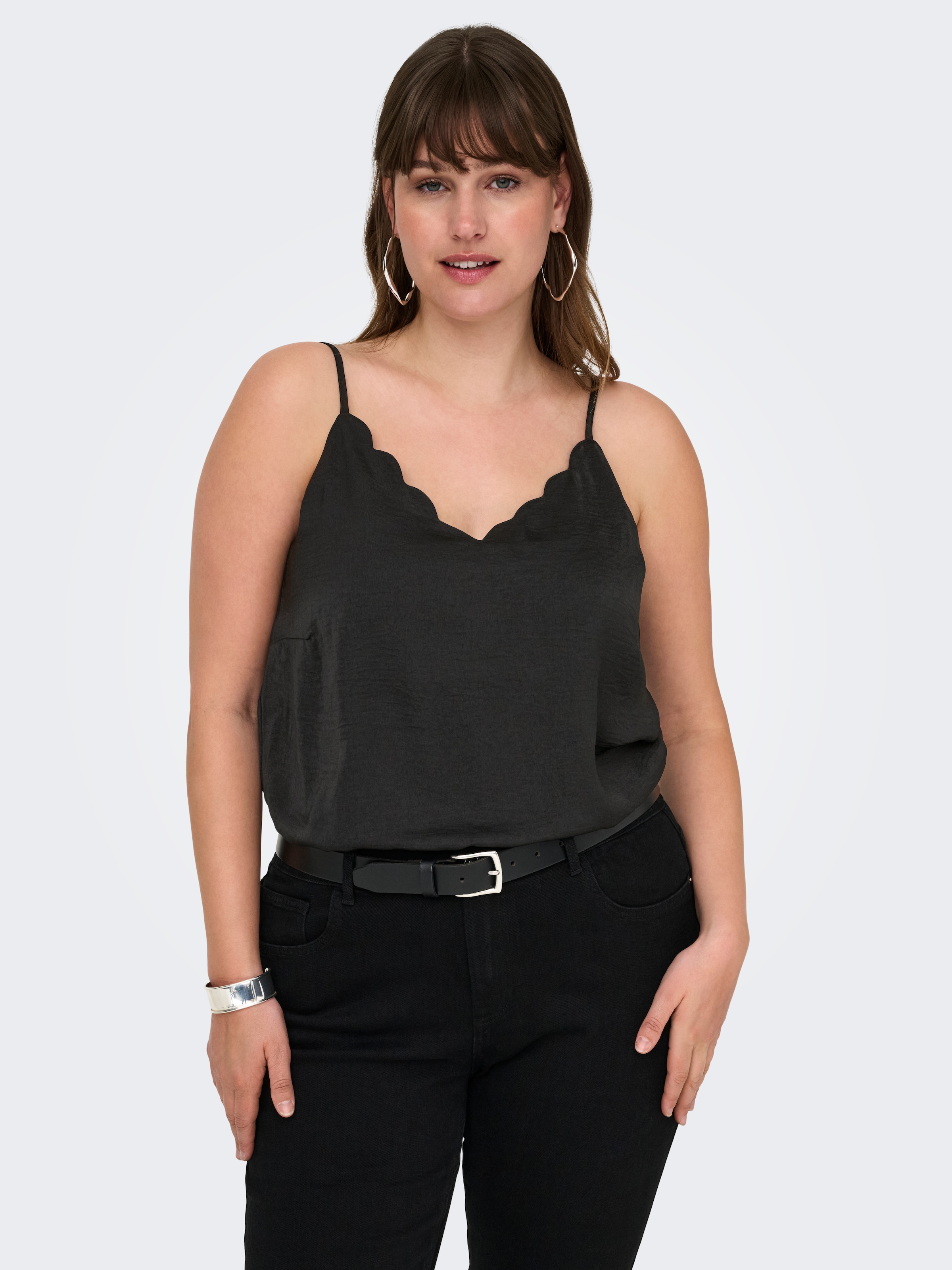 Image of ONLY CARMAKOMA Trägertop "CARDEBBIE SINGLET WVN NOOS"
