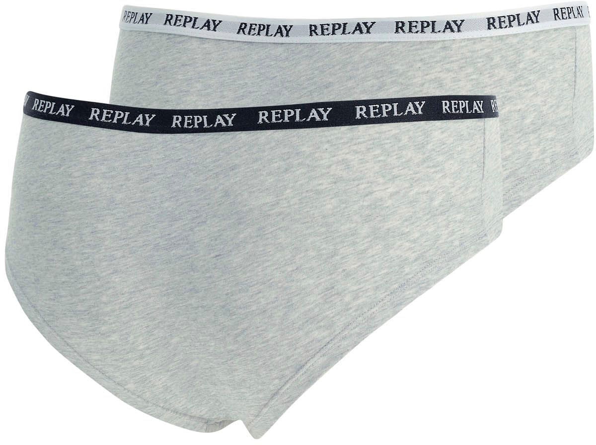 Replay Hüftslip »Lady Culotte Style 1 - 2pcs Waterfall pack«, (Packung, 2er-)