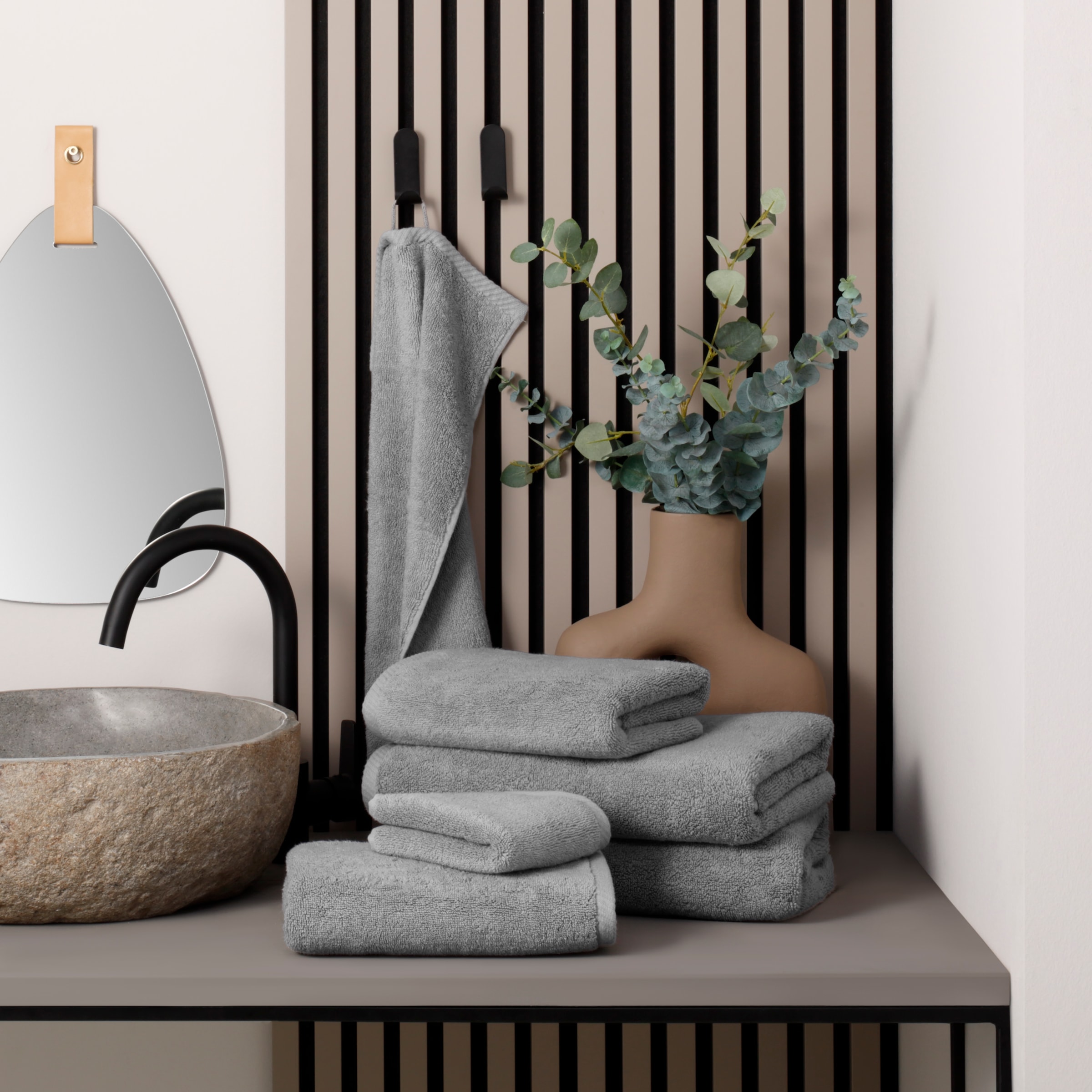 Bruno Banani Handtuch Set »Lana, Handtuch-Set in Premium Qualität 600g/m²« Set 6 Stk. Frottier hochwertig, weich, flauschige Qualität, 5 Jahre Garantie