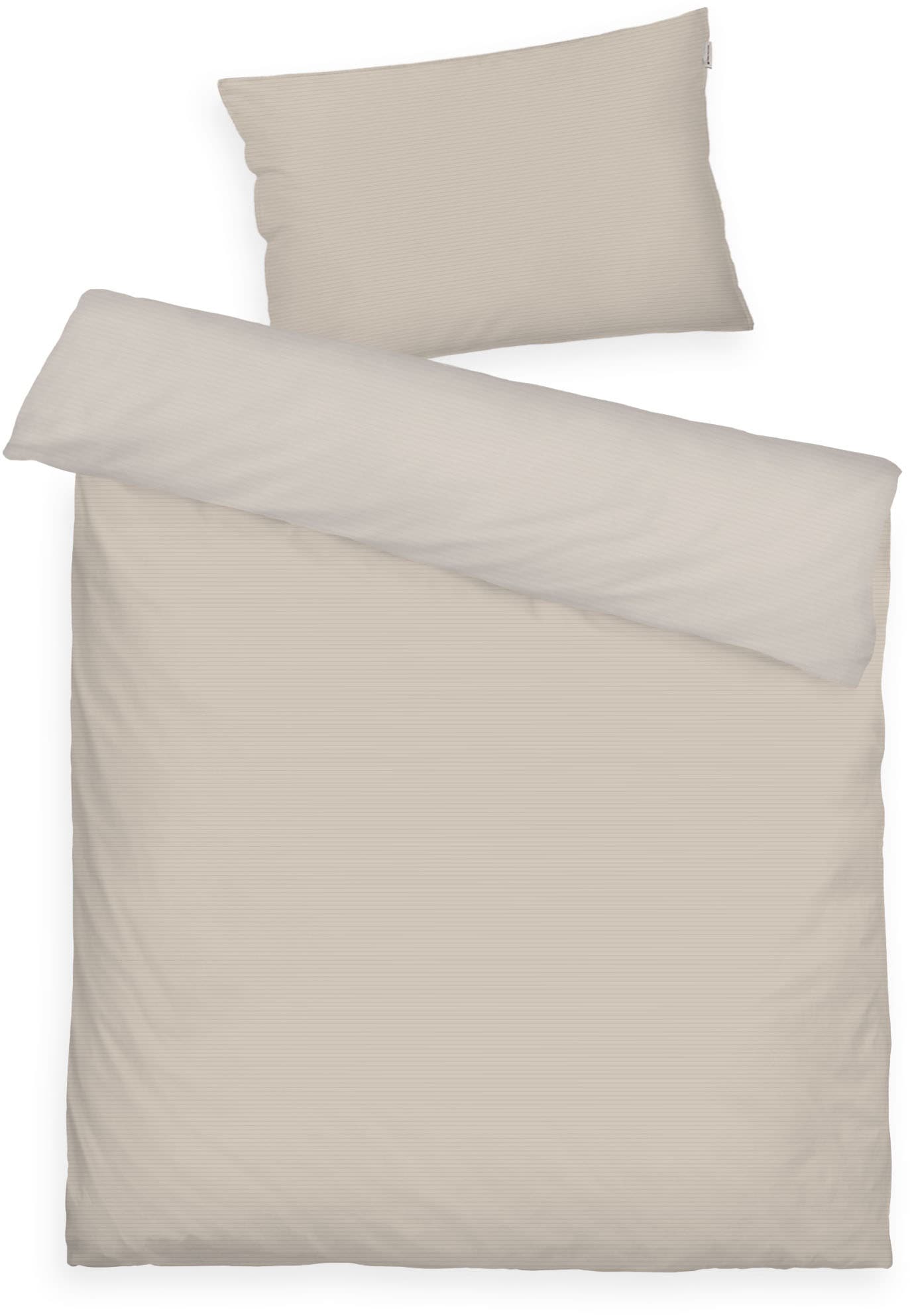Image of TOM TAILOR HOME Babybettwäsche "TWO-TONE SOLID COLORS in Gr. 100x135cm" 2 Stk. new bedroom, Doppelnaht am Kissen