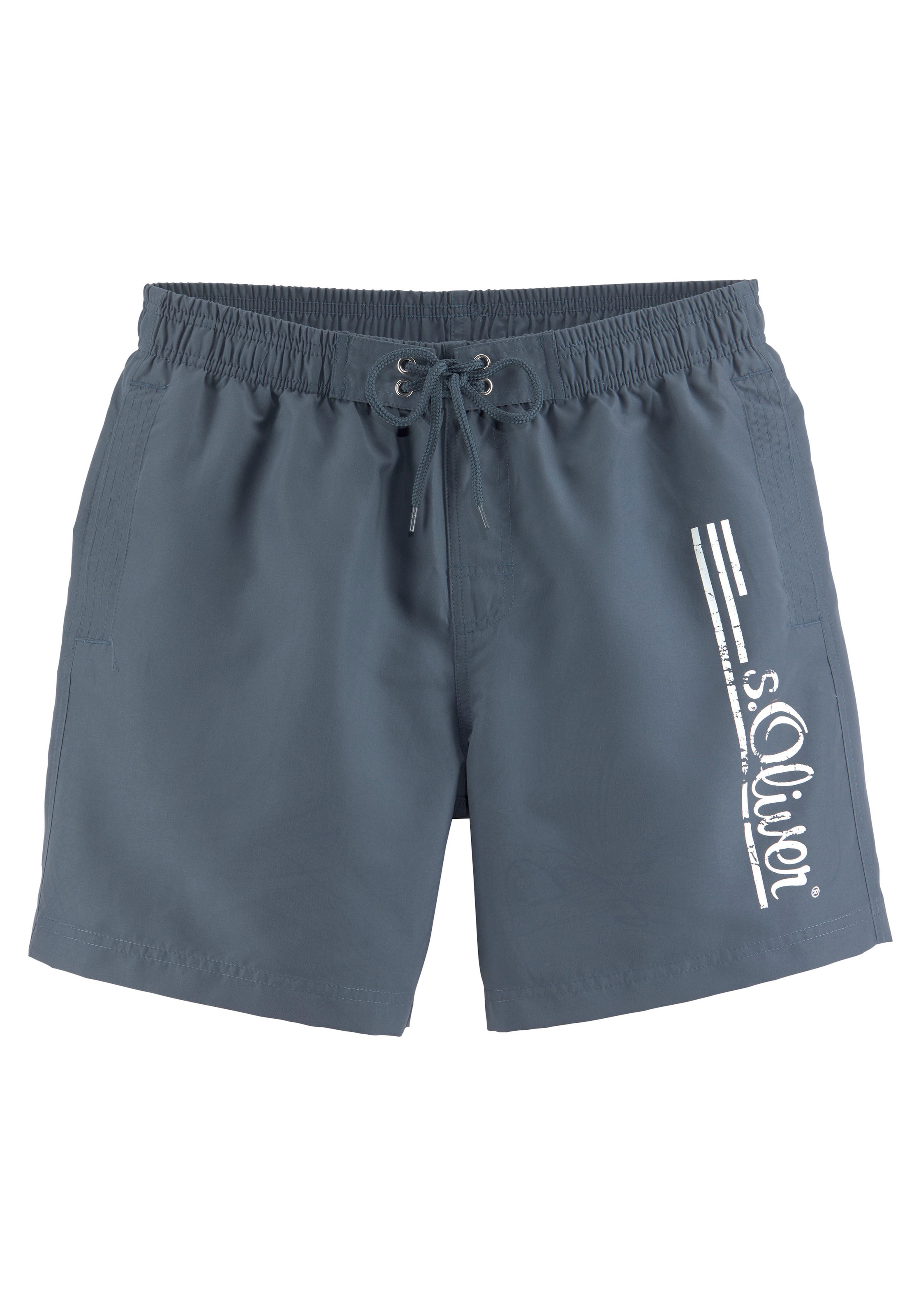 Badeshorts »Philip«, mit Logo-Print im Used-Look