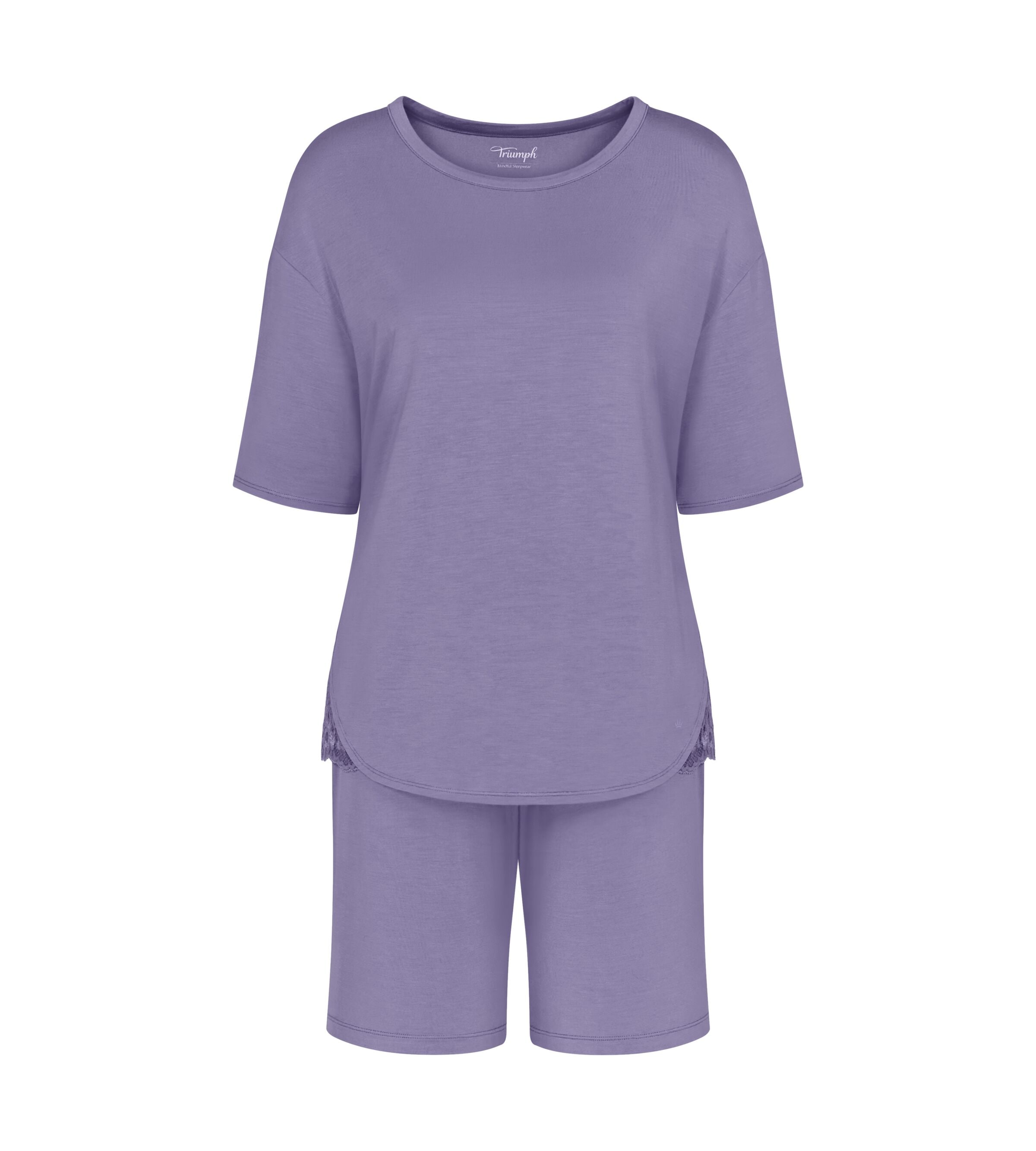 Triumph Pyjama »Timeless Sensuality PSK« 2 pièces atmungsaktiv, weich, verzierte Spitzeneinsätze