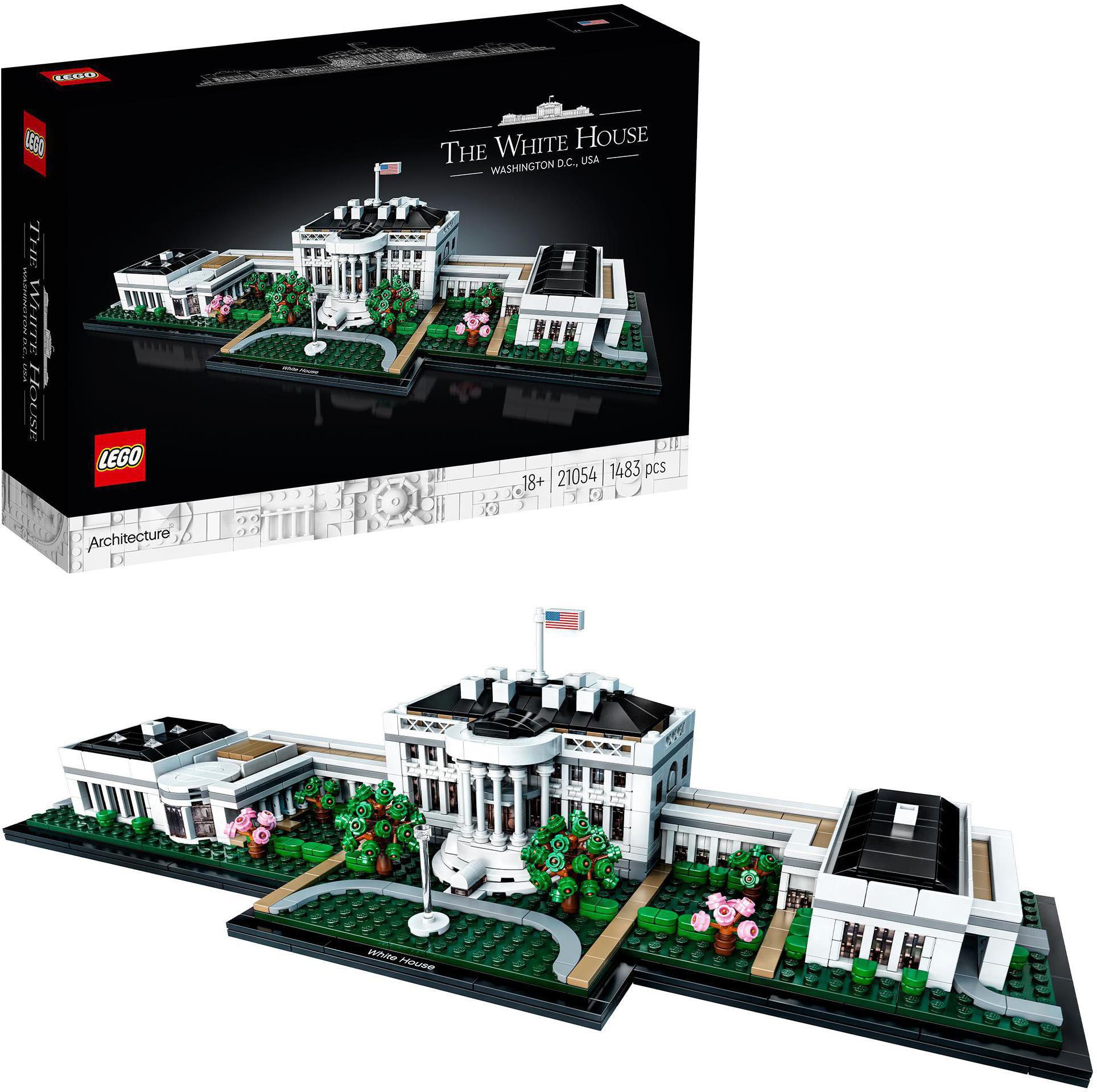 Image of LEGO® Konstruktionsspielsteine »Das Weisse Haus (21054), LEGO® Architecture«, (1483 St.), Made in Europe bei Ackermann Versand Schweiz