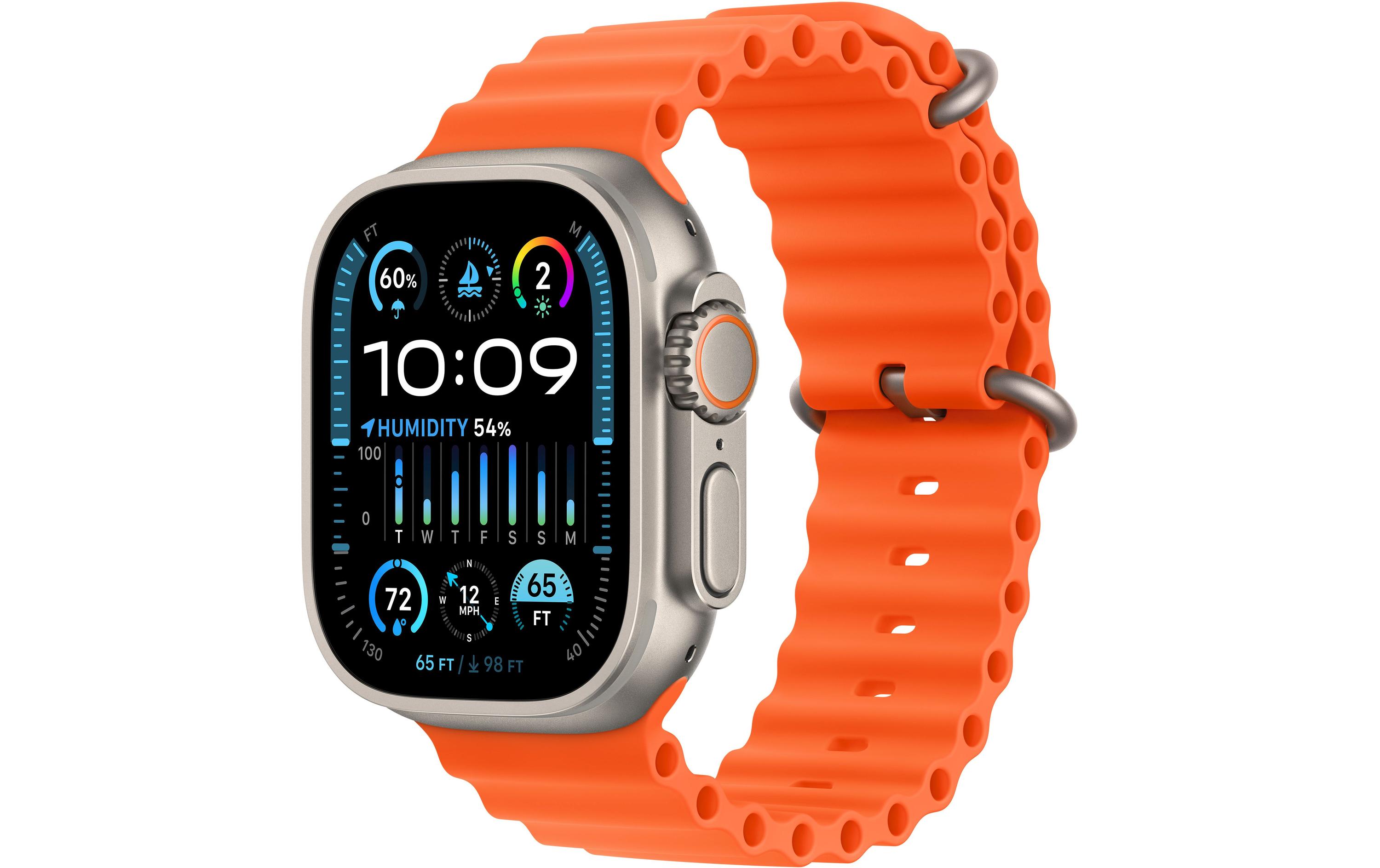 Smartwatch »Ultra 2 GPS + Cellular, Titan, 49mm Ocean Armband«