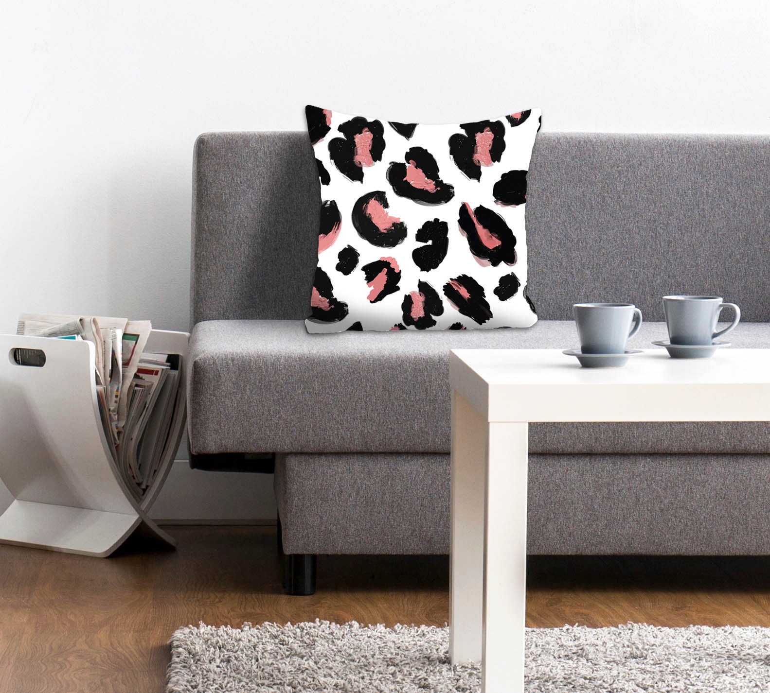 Image of queence Dekokissen "Sonja" mit Animalprint im Leo-Design, Kissenhülle ohne Füllung, 1 Stück
