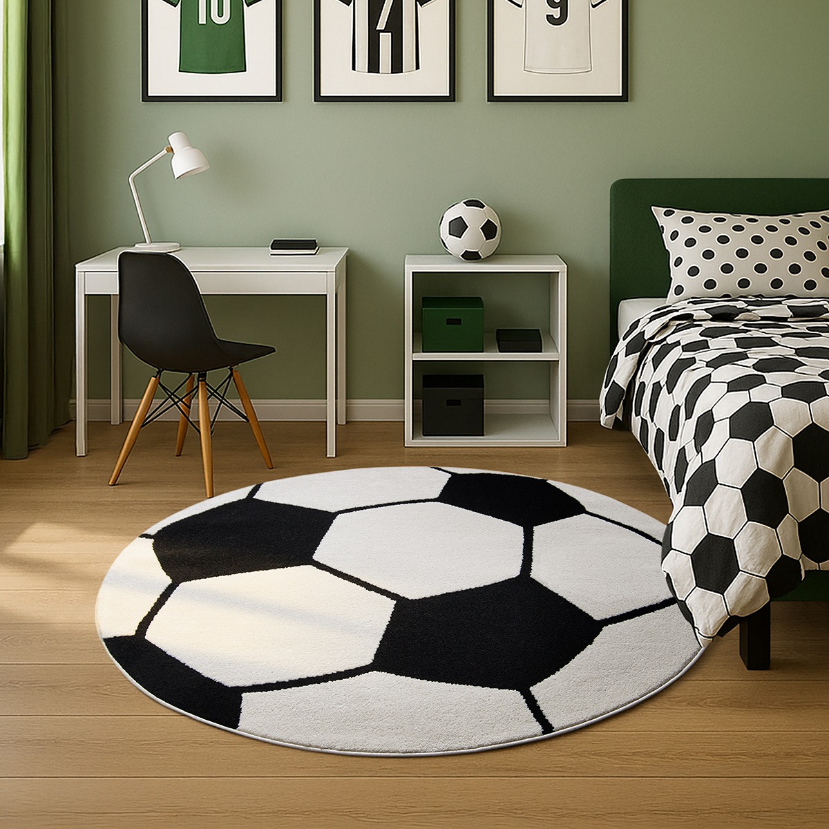 the carpet Tapis pour enfants »Lou« Rond 20 mm Höhe Kinderzimmer Teppich strapazierfähig und pflegleicht