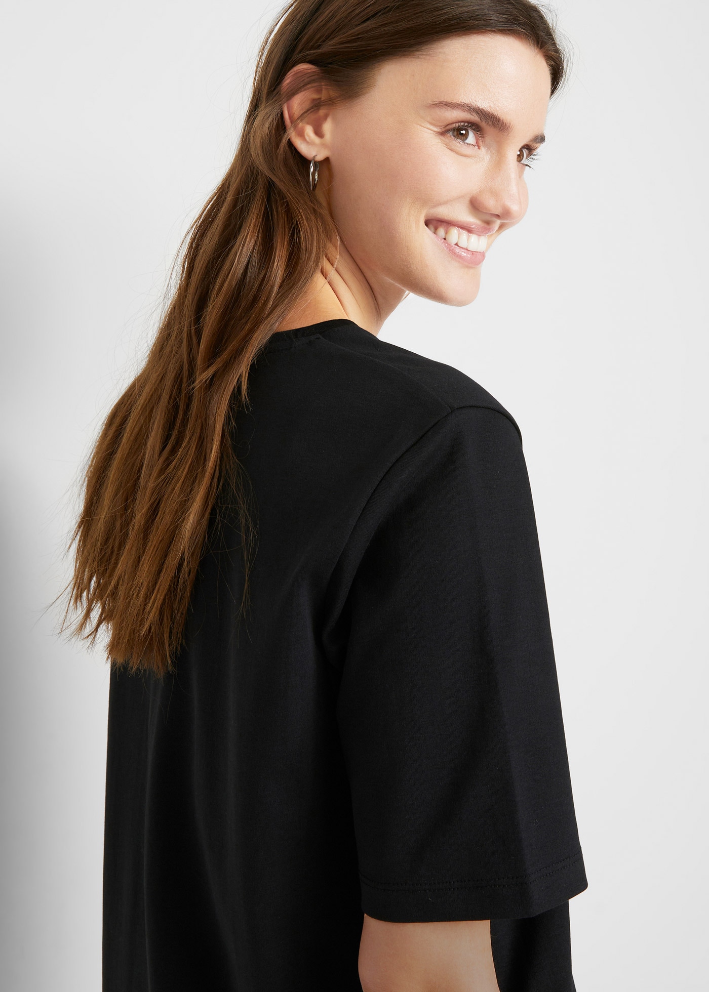 bonprix Shirtkleid »Oversize-T-Shirtkleid aus reiner Baumwolle (2er Pack)« Packung, 2, 2 Stk. tlg. Oversize-T-Shirtkleid aus reiner Baumwolle (2er Pack)