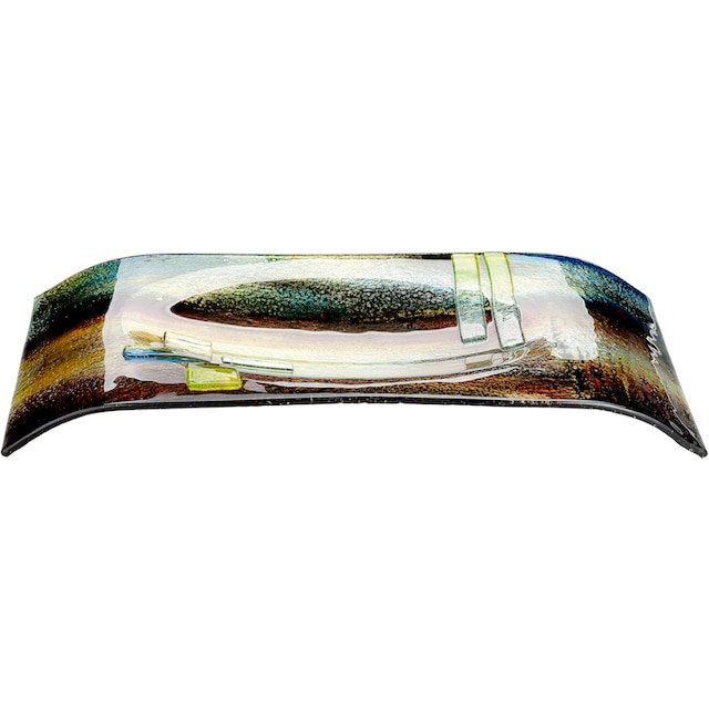 GILDE GLAS art Dekoschale »Schale Campo, rechteckig«, (1 St.), aus Glas,  mundgeblasen, dekorativ im Esszimmer & Wohnzimmer kaufen