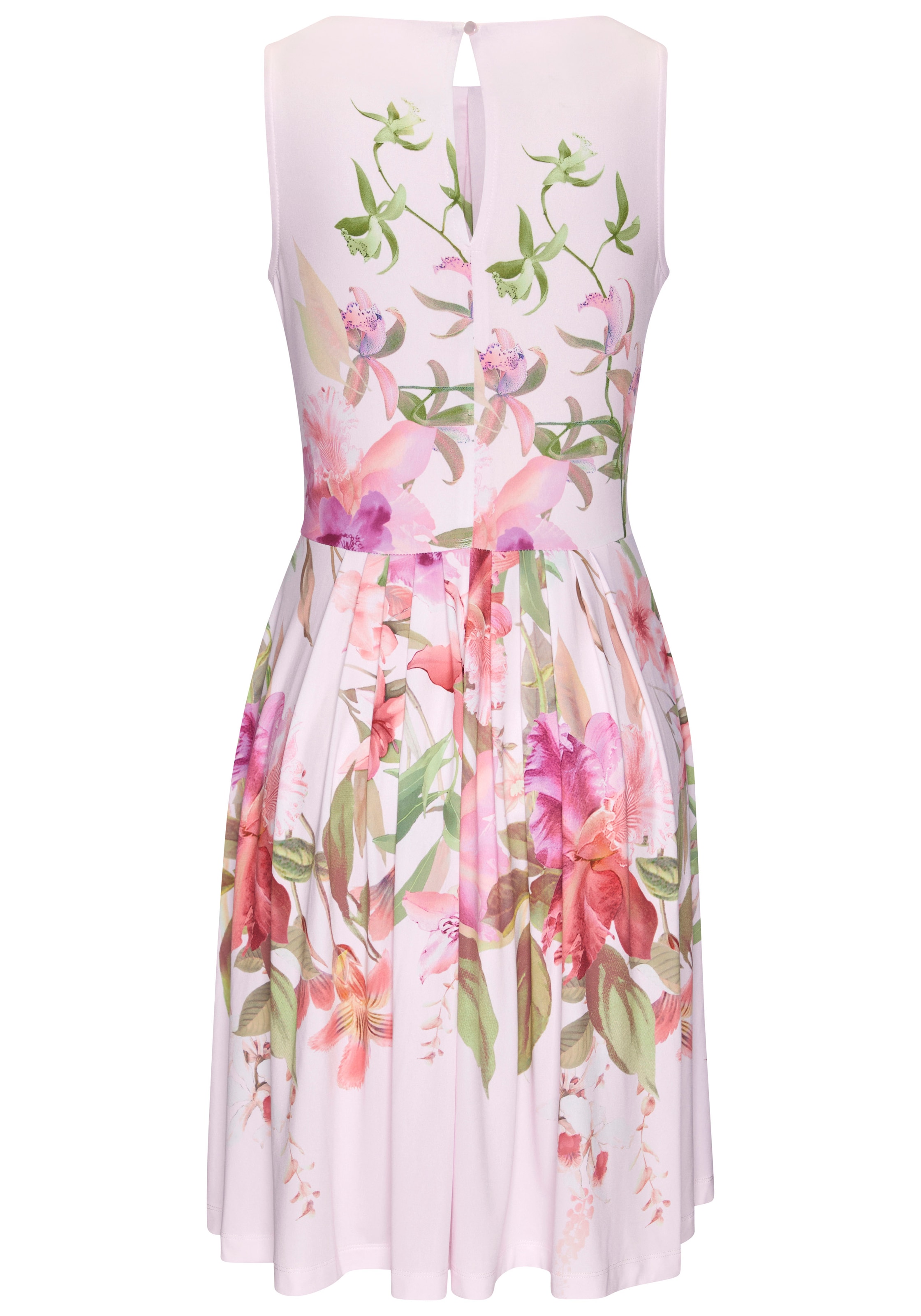 LASCANA Robe d'été mit Blumendruck, festlich