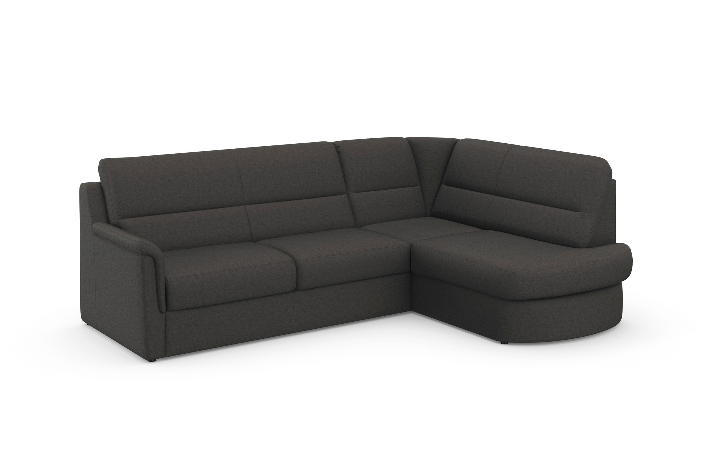 sit&more Ecksofa »Panini L-Form« wahlweise mit Vorziehsitz und Bettkasten