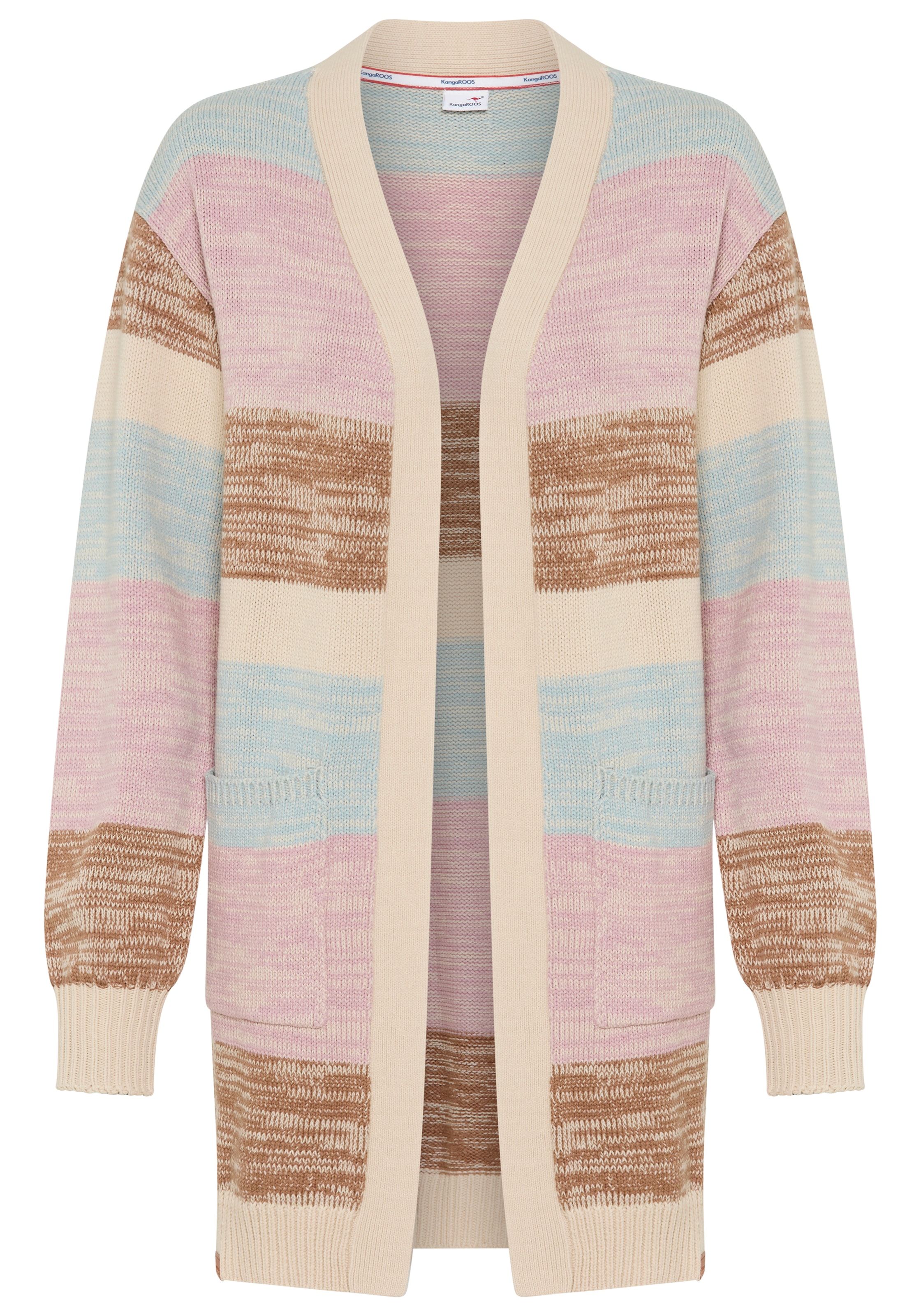 KangaROOS Strickjacke in offener Long-Form