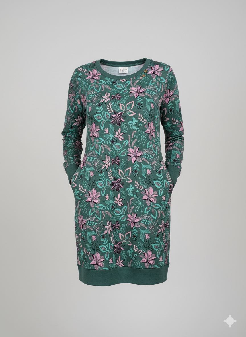 Ragwear Sweatkleid »MENITA FLOWERS O«