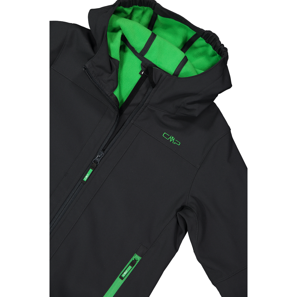 CMP Softshelljacke »KID SOFTSHELL JACKET FIX HOOD für Kinder«, (1 St.), mit Kapuze, Atmungsaktiv & Wärmeisolierend & Wasserabweisend & für Kinder