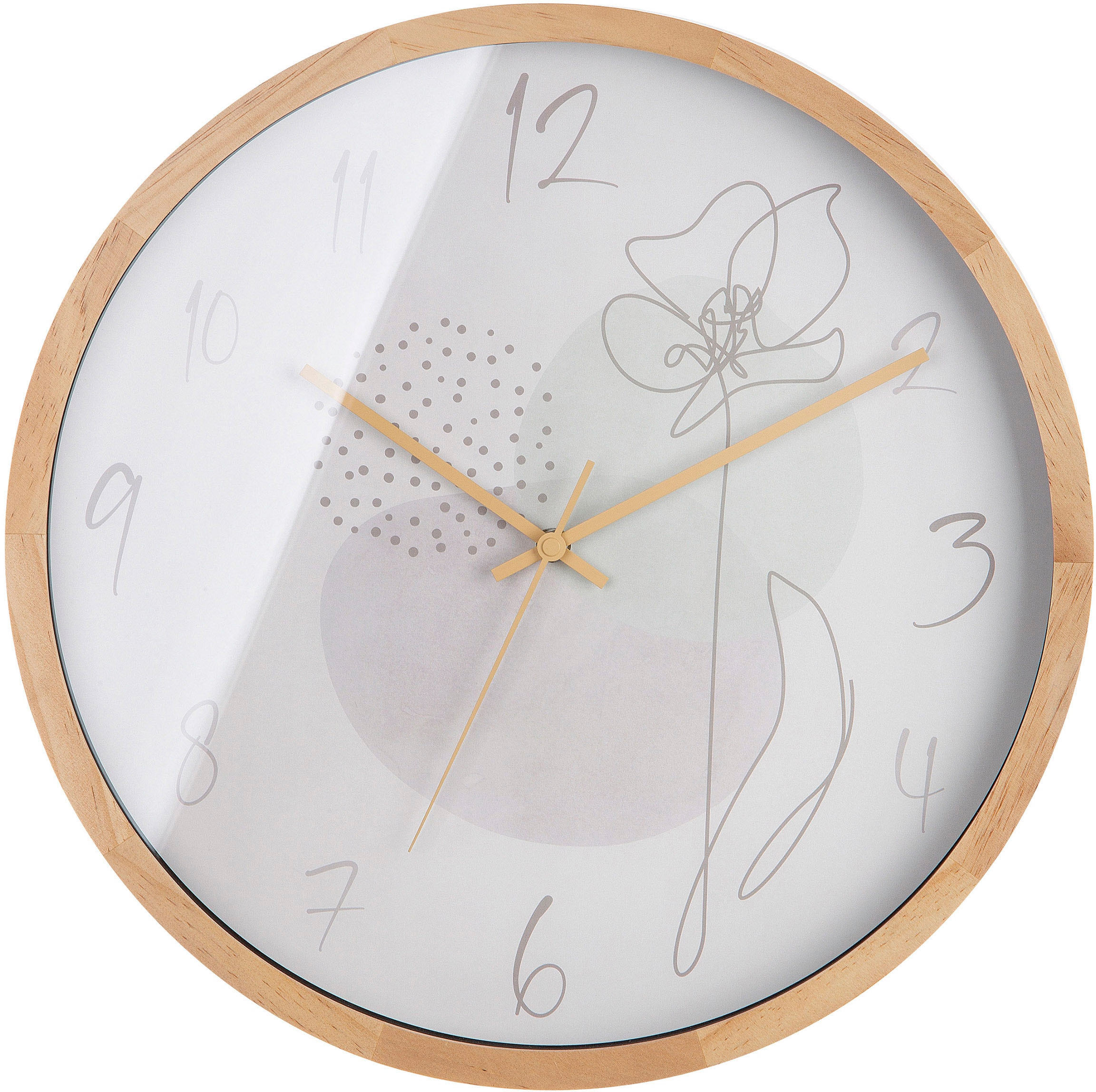 Image of Casablanca by Gilde Wanduhr "Wanduhr One Line Flower"