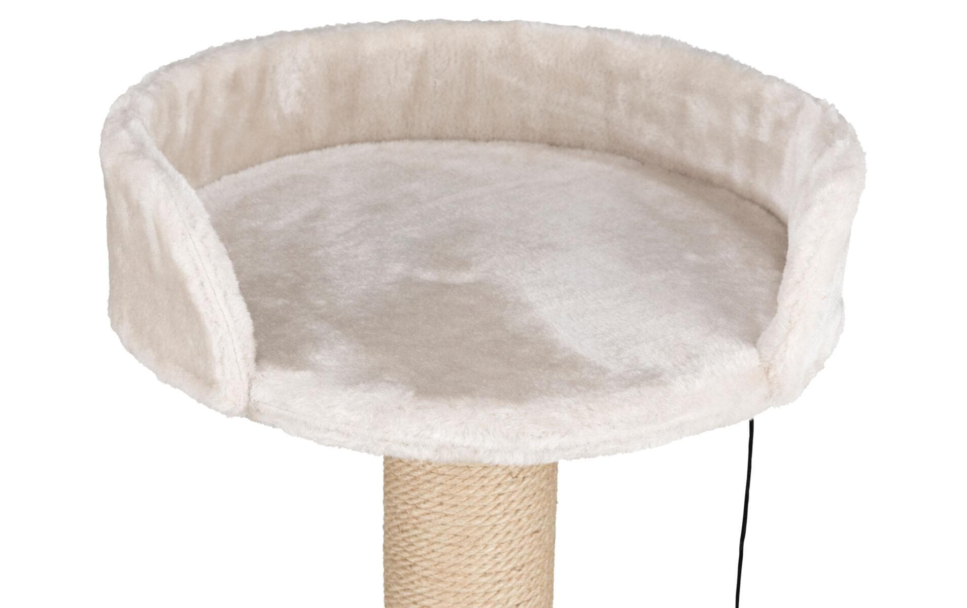 TRIXIE Kratzbaum »Mica 46 cm« 46 cm hoch Erhöhter Rand, Mit Kordel, Weich und kuschelig