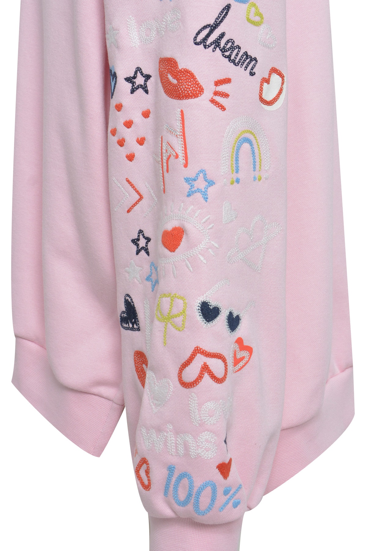 Smith & Soul Sweatshirt , mit V-Ausschnitt, Oversize, bestickt
