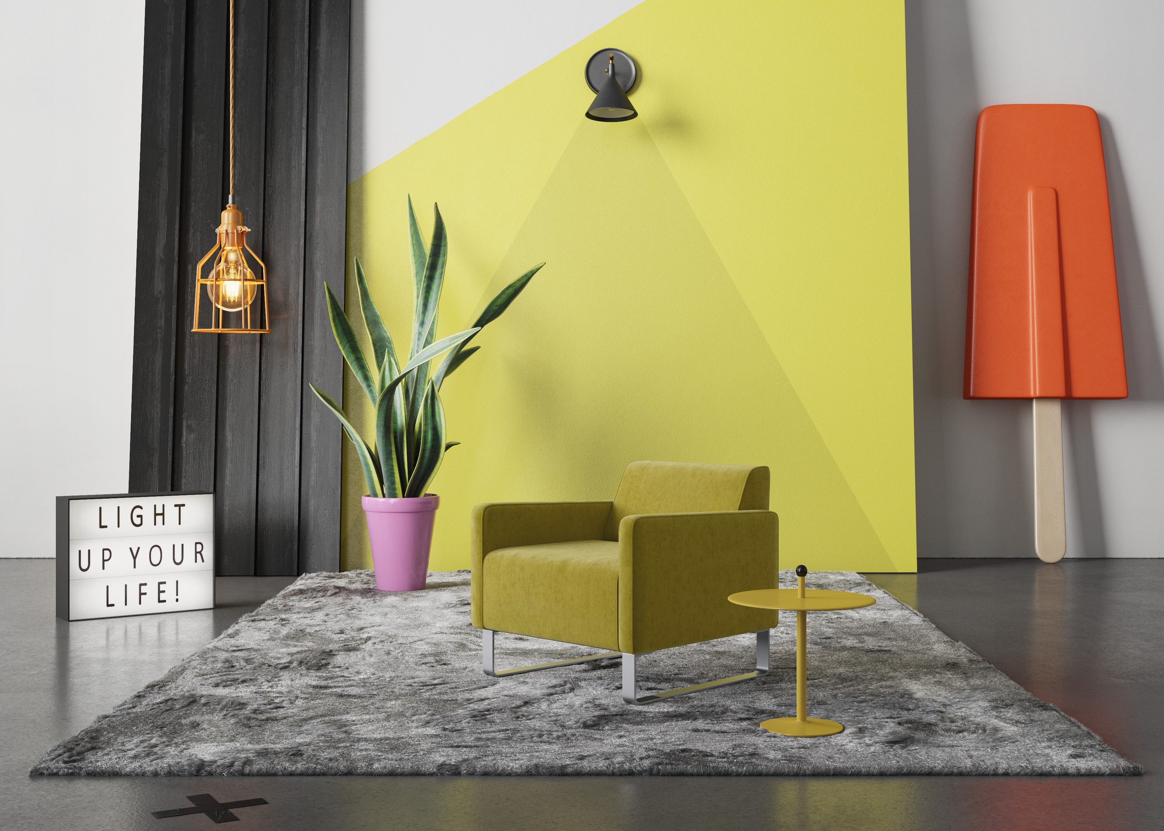 machalke® Sessel »single«, mit Metallkufen