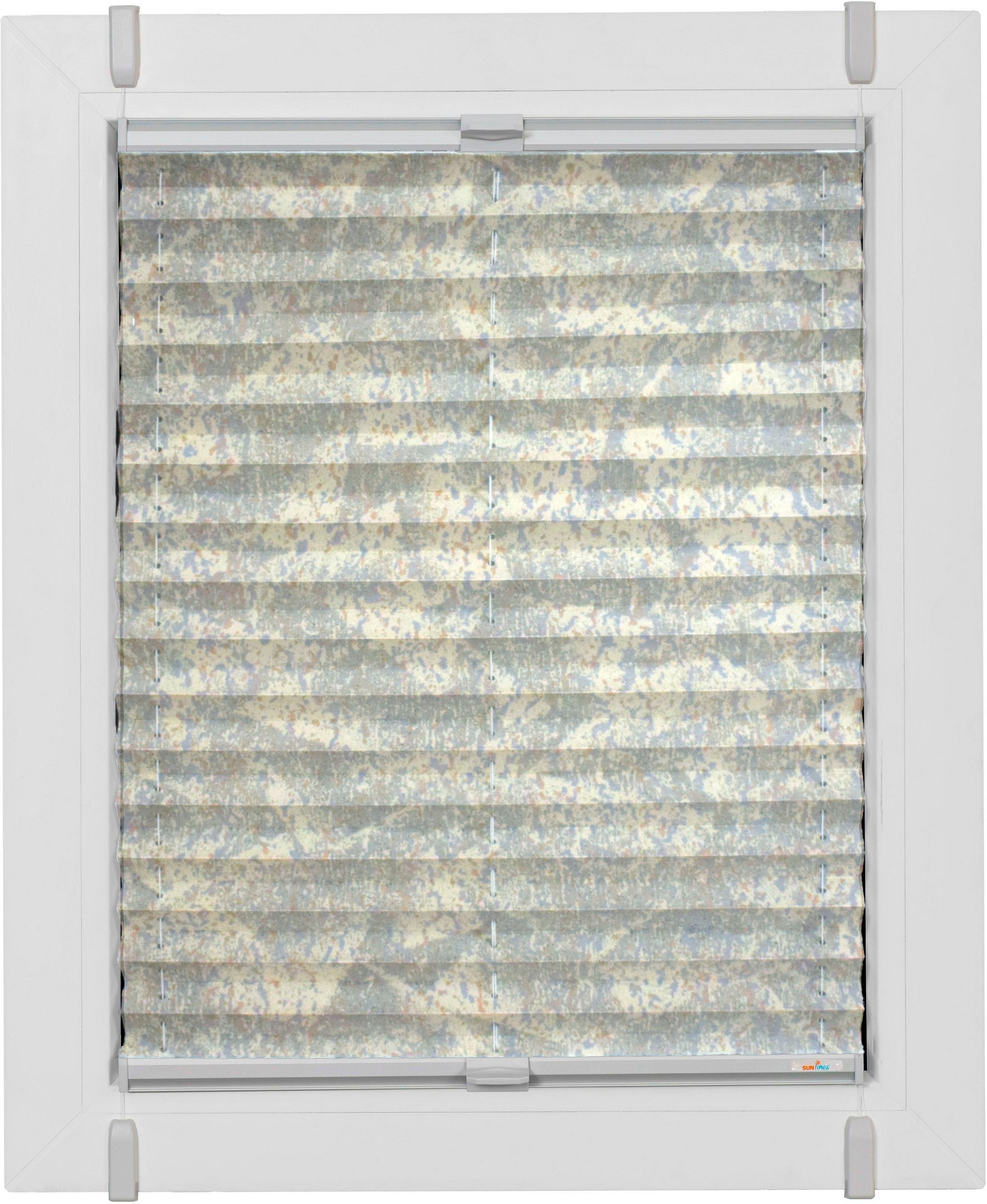 Image of sunlines Plissee nach Mass »Start-up Style Paint«, Lichtschutz, ohne Bohren, verspannt, verspannt mit Simply-Fix Klemmträger bei Ackermann Versand Schweiz