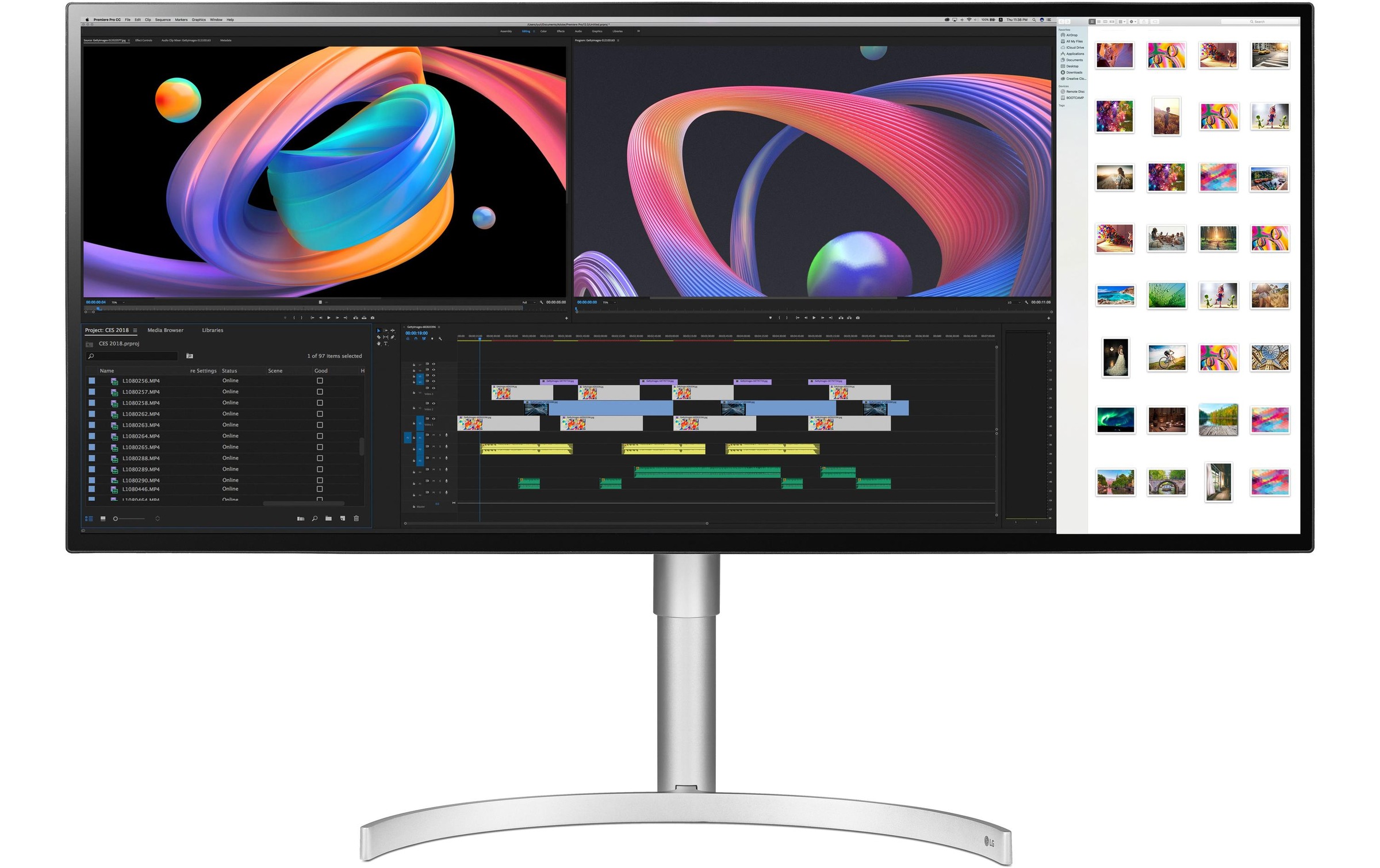 LG LED-Monitor, 86,02 cm/34 Zoll, 5120 x 2160 px, 5 ms Reaktionszeit, 60 Hz