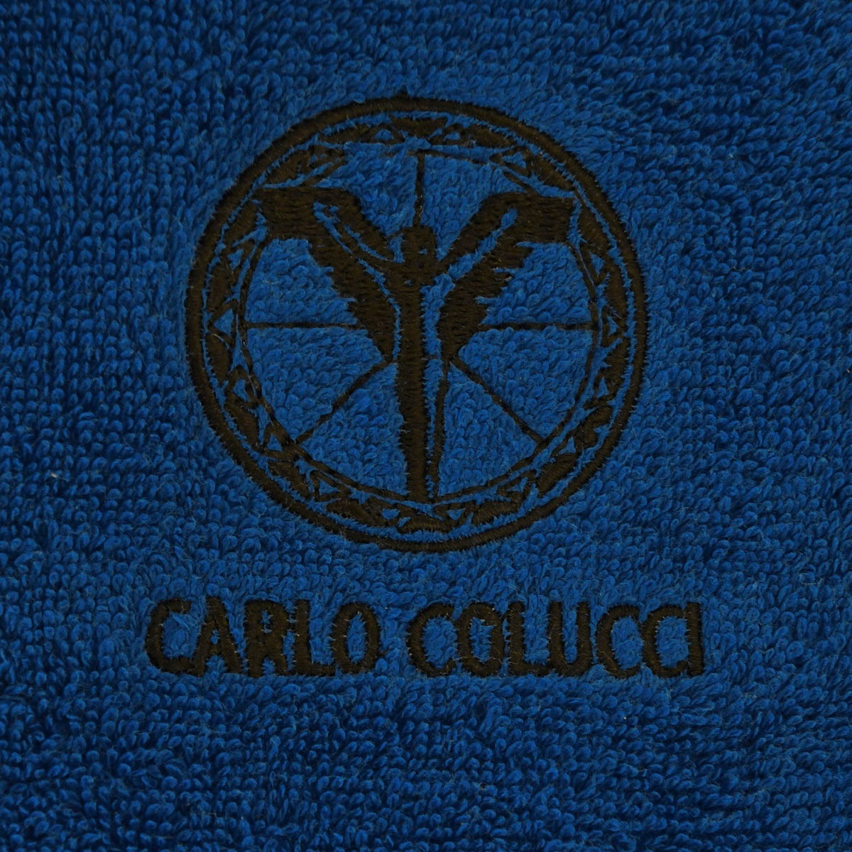 CARLO COLUCCI Strandtuch »Sandro«, (1 St., Saunatuch 75 x 200 cm), mit Logo-Stickerei