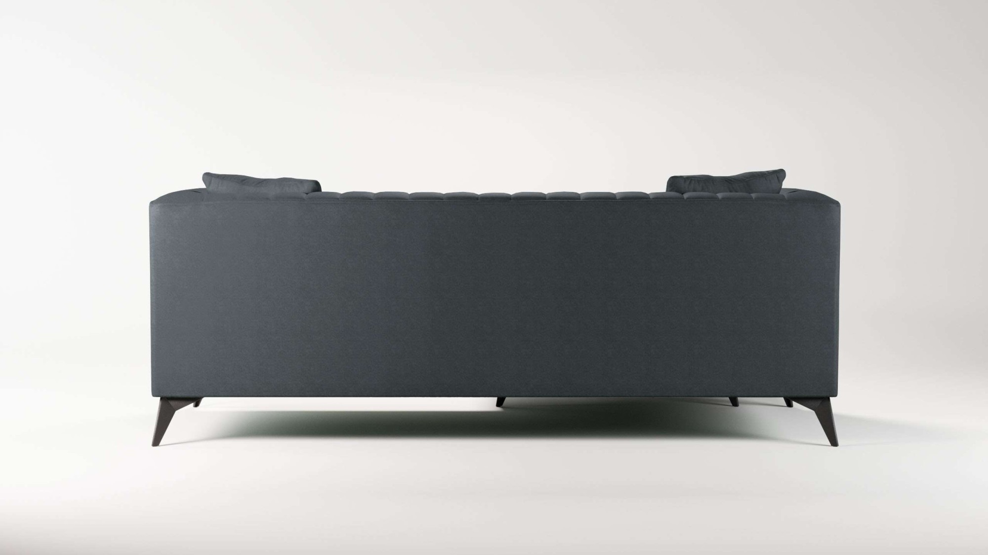 Home affaire Canapé d'angle »MATTHEW L-Form ideal für kleine Räume, Masse B/T/H: 201/162/74 cm« elegantes Designsofa, feine Steppung im Rücken, incl. Zierkissen